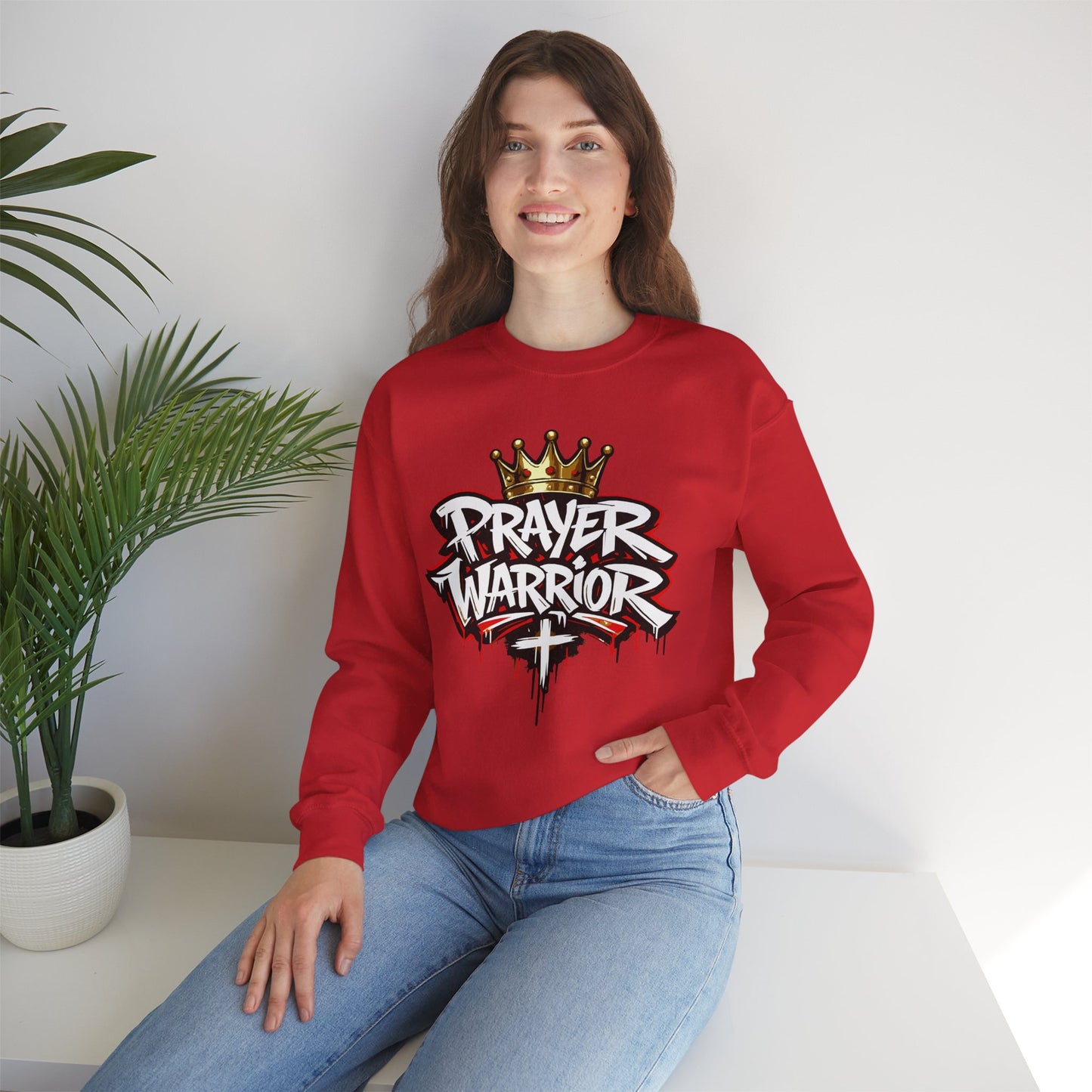 Prayer Warrior One God the Brand Sweatshirt