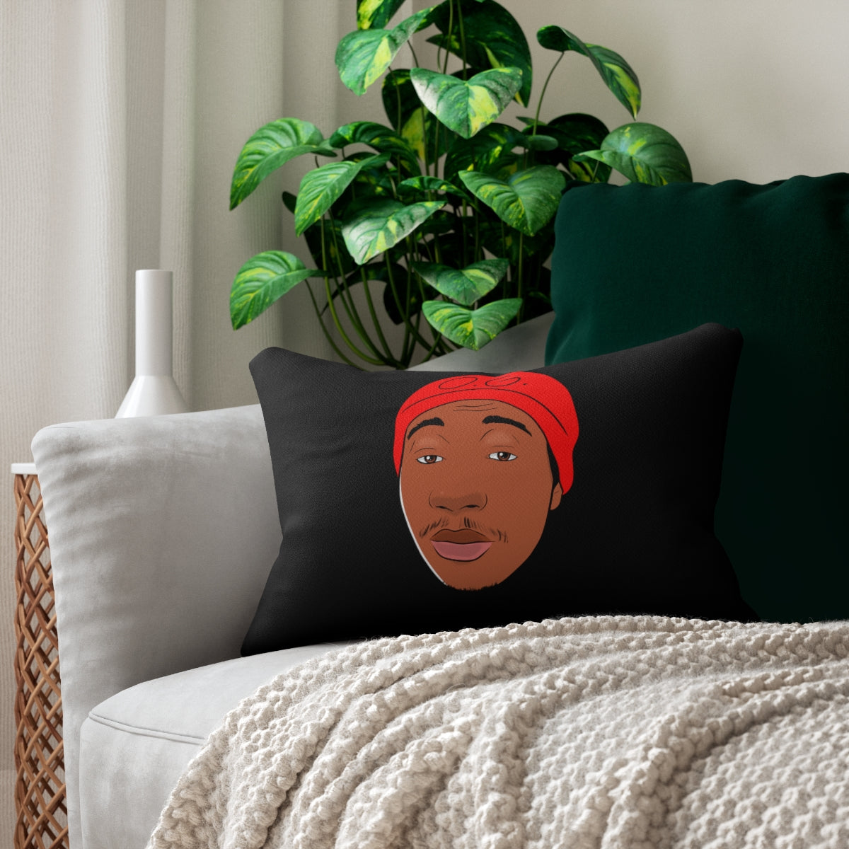 Jeffery One God the Brand Lumbar Pillow