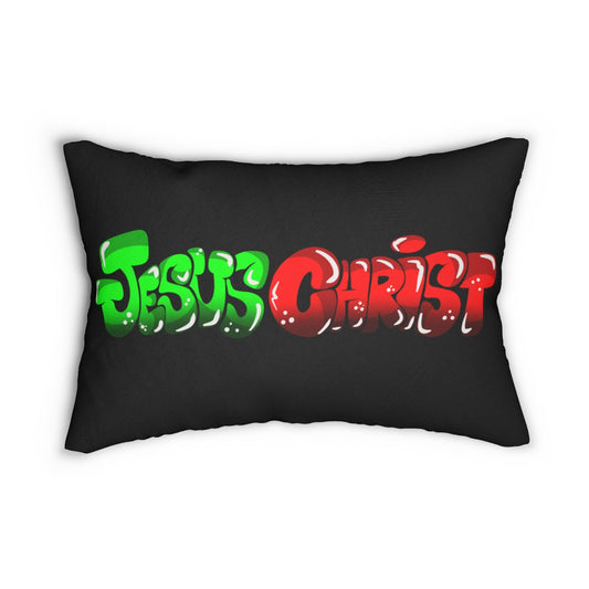 Jesus Christ One God the Brand Lumbar Pillow