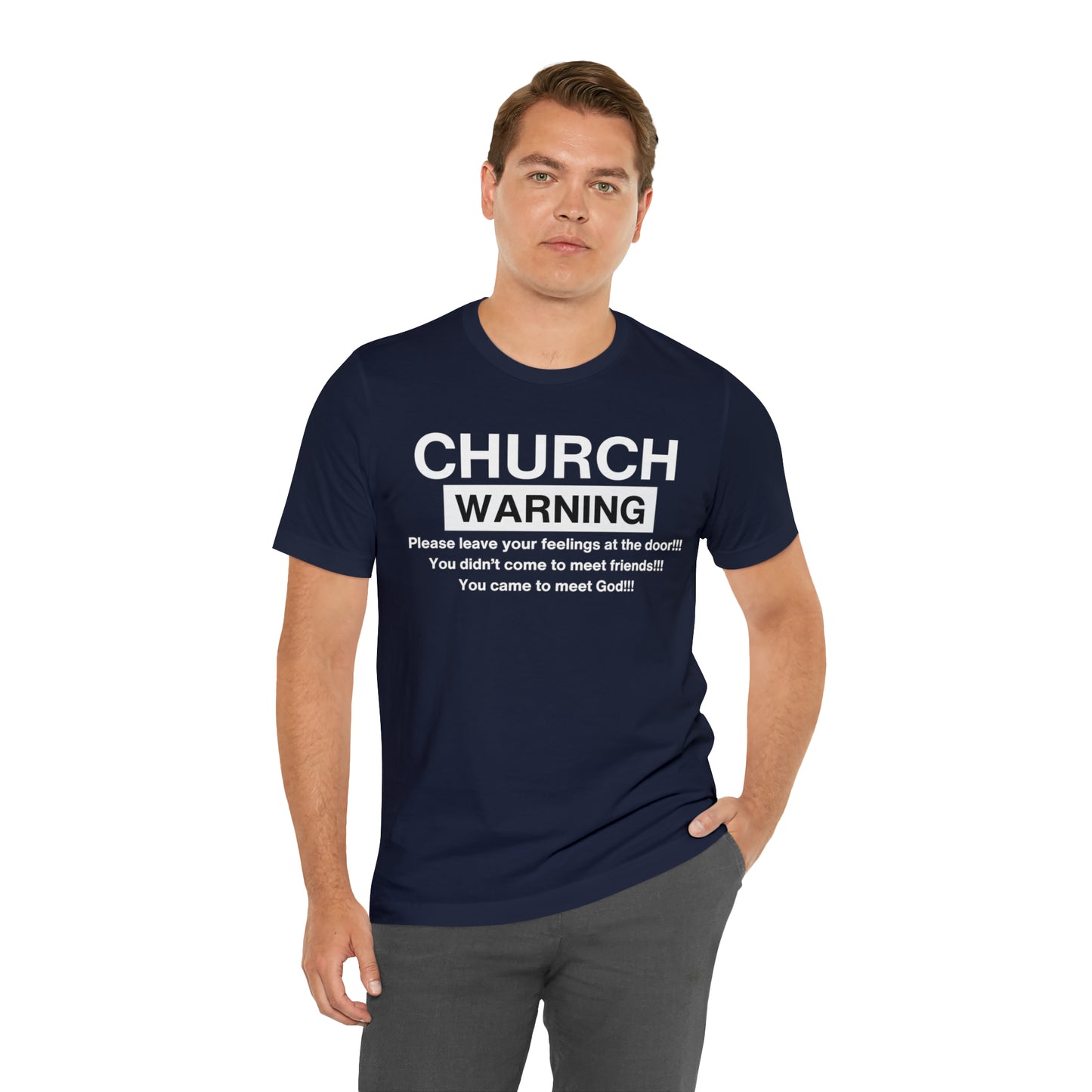 Church Warning One God The Brand T-Shirt