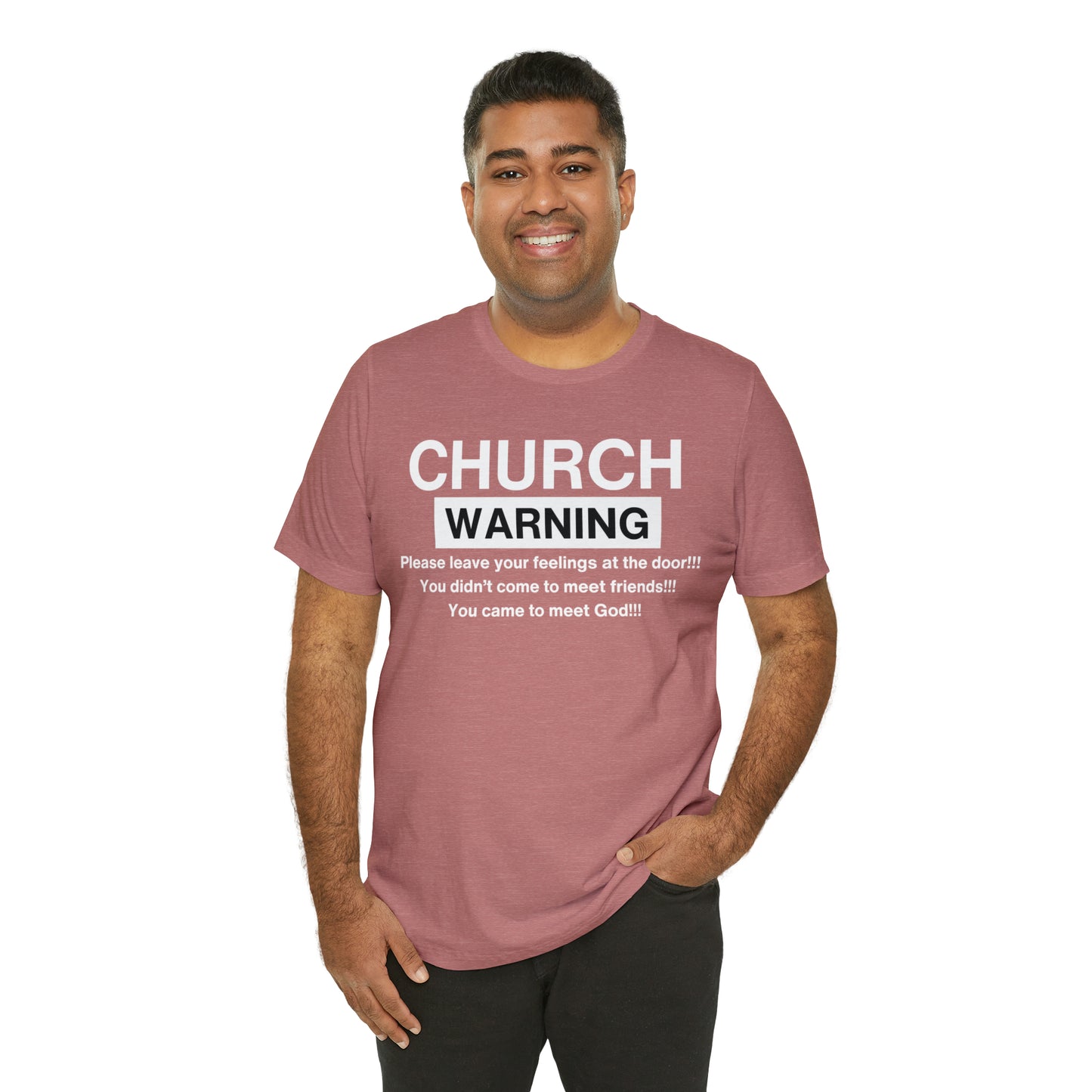 Church Warning One God The Brand T-Shirt