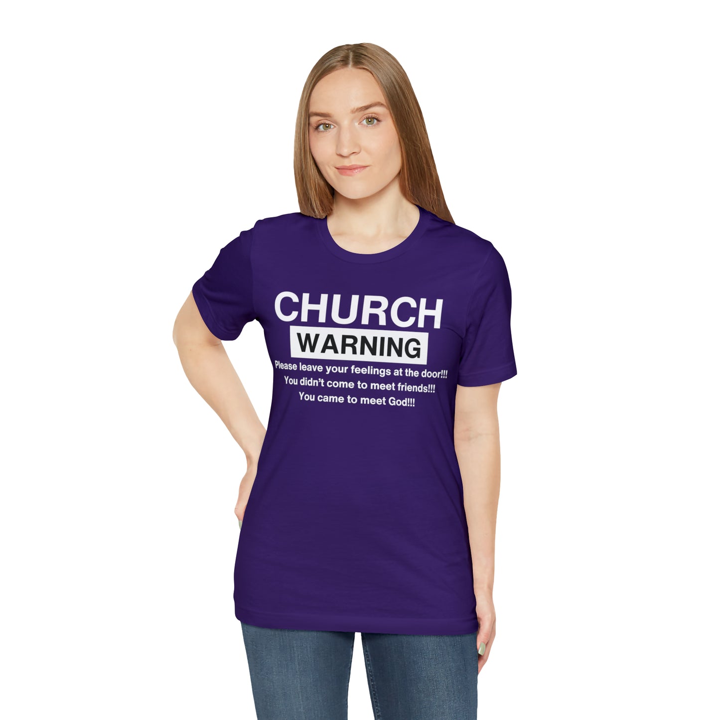 Church Warning One God The Brand T-Shirt