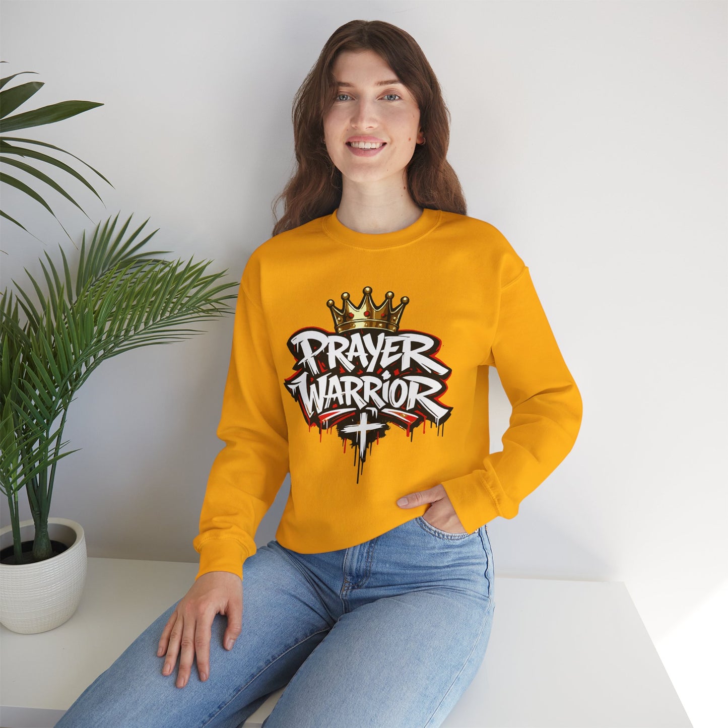 Prayer Warrior One God the Brand Sweatshirt