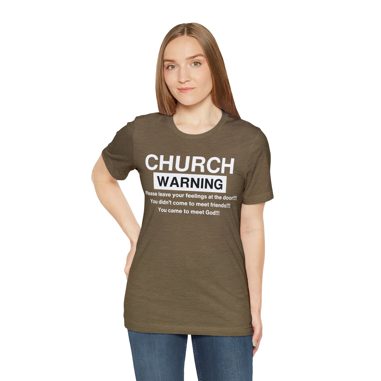 Church Warning One God The Brand T-Shirt