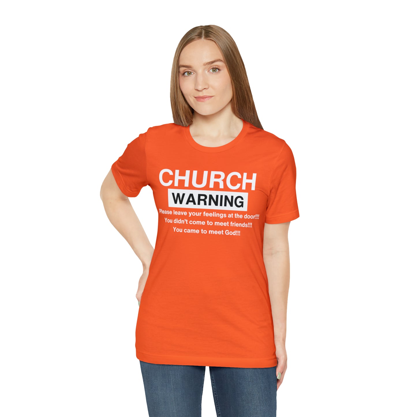 Church Warning One God The Brand T-Shirt