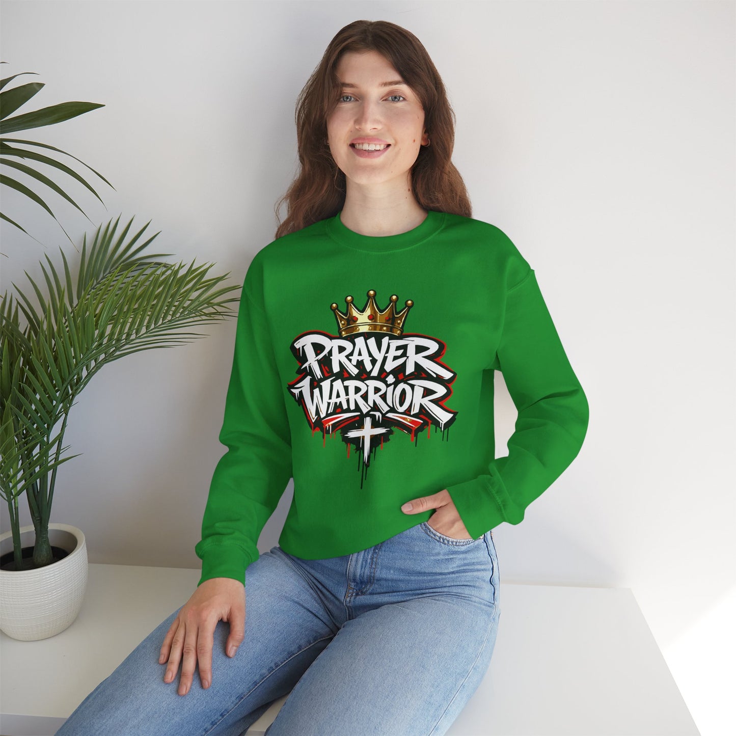 Prayer Warrior One God the Brand Sweatshirt