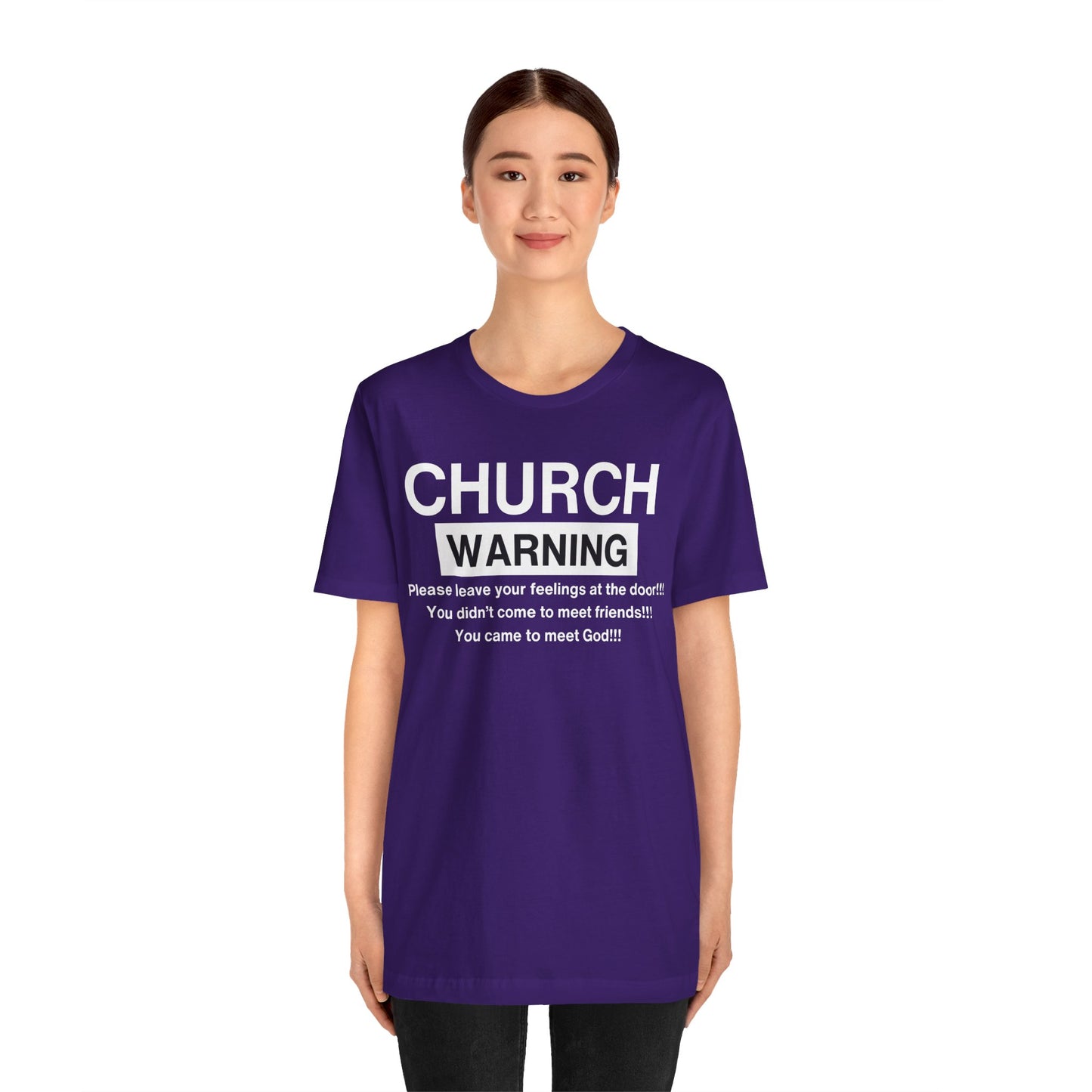 Church Warning One God The Brand T-Shirt