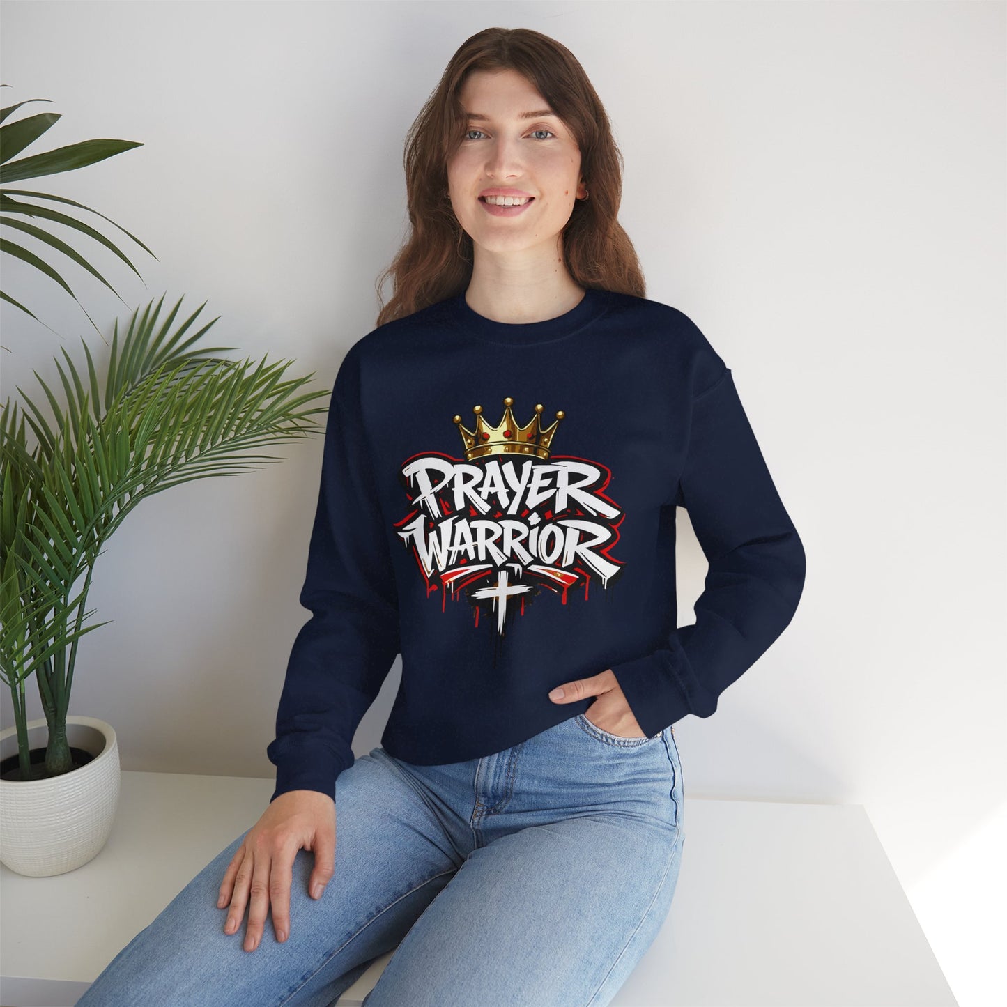 Prayer Warrior One God the Brand Sweatshirt