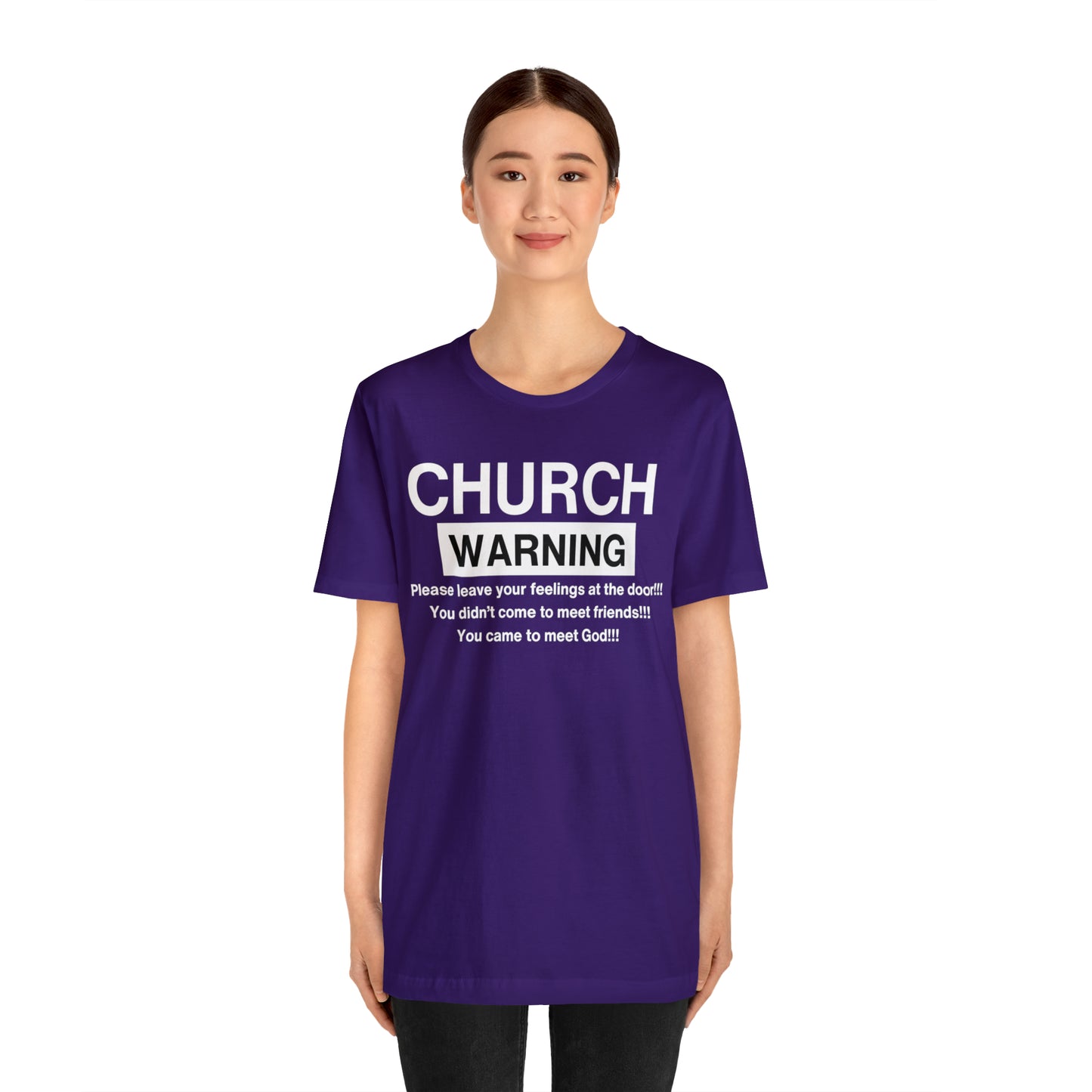 Church Warning One God The Brand T-Shirt