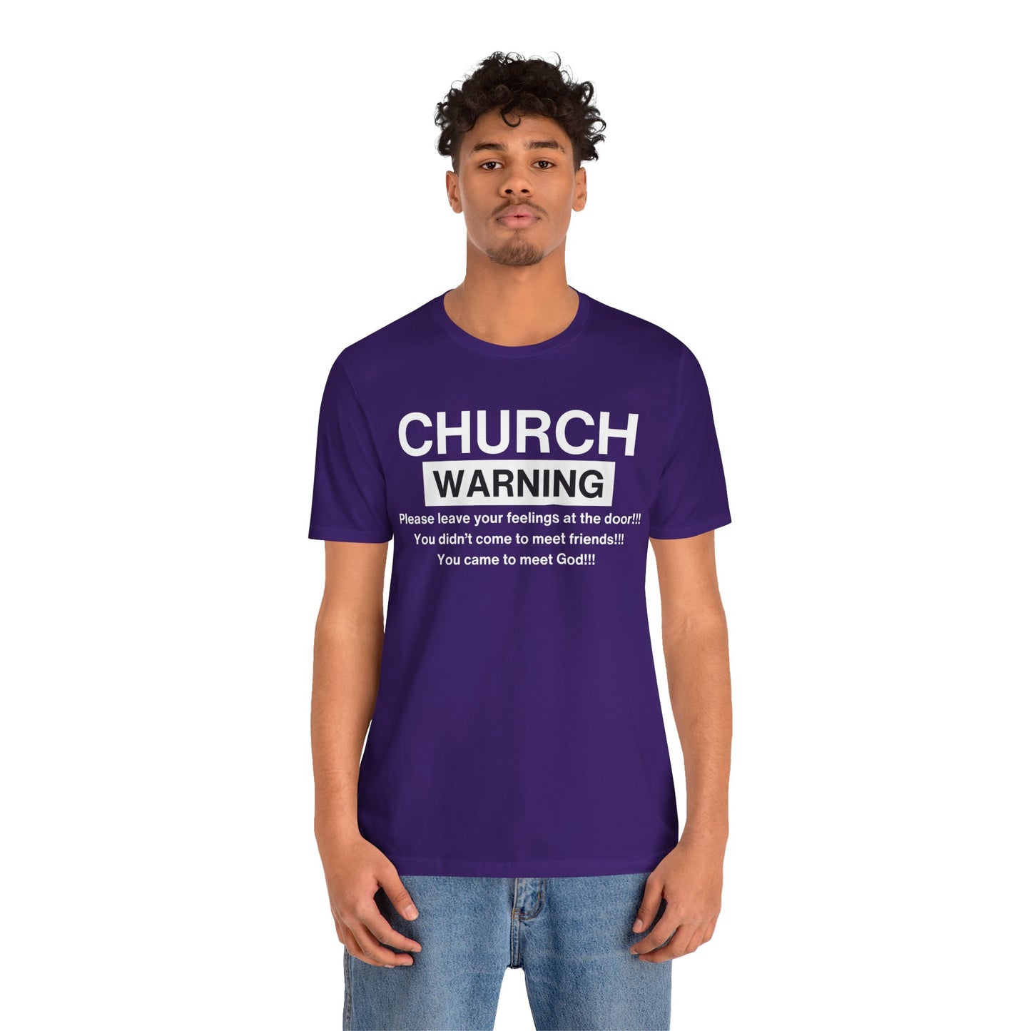 Church Warning One God The Brand T-Shirt