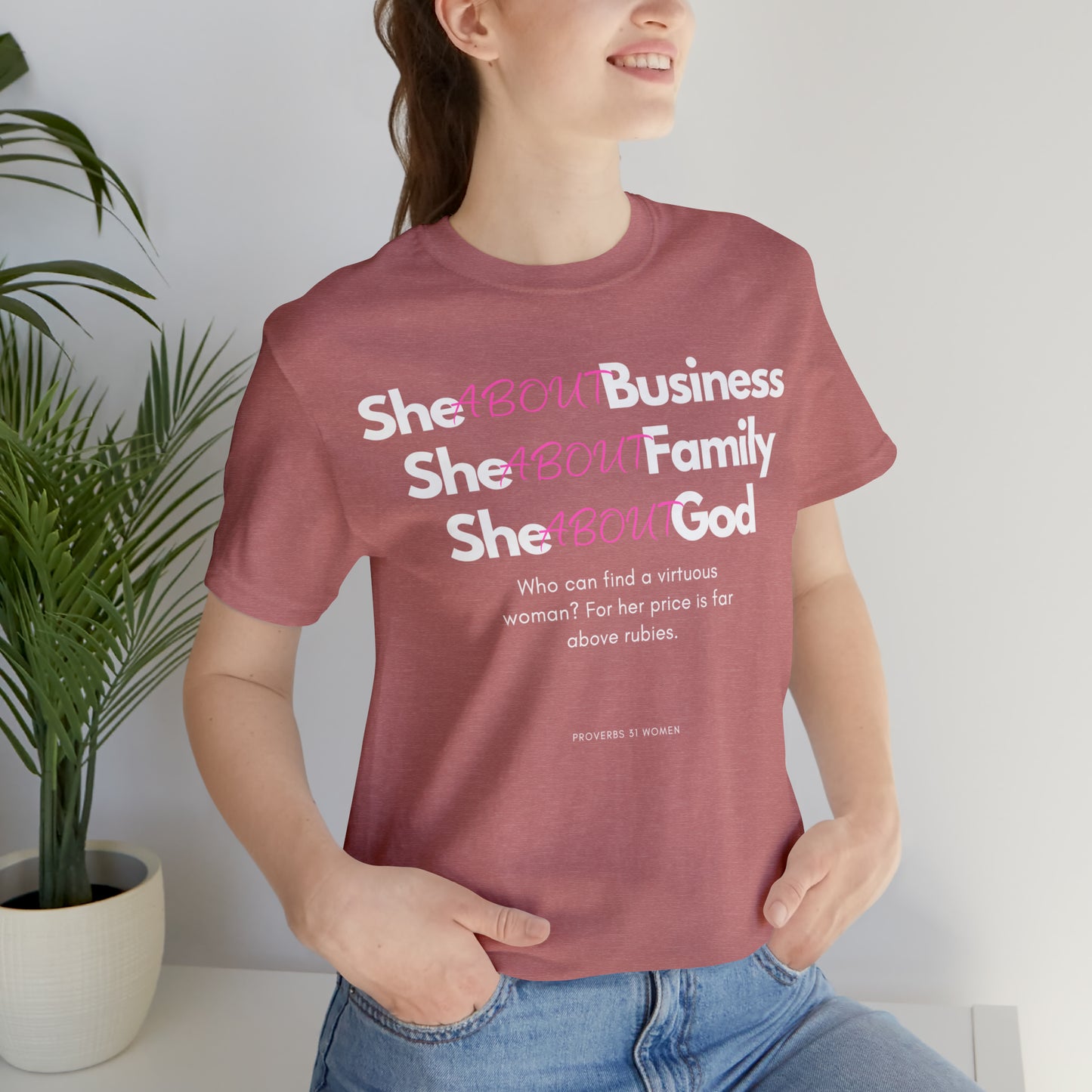 She about business One God The Brand T-Shirt