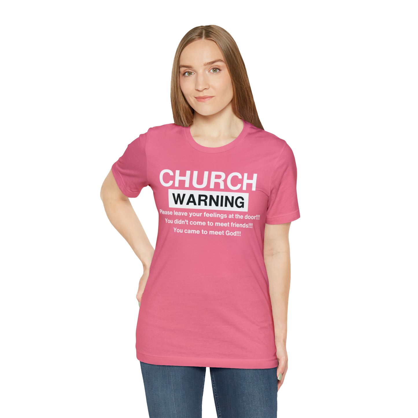 Church Warning One God The Brand T-Shirt