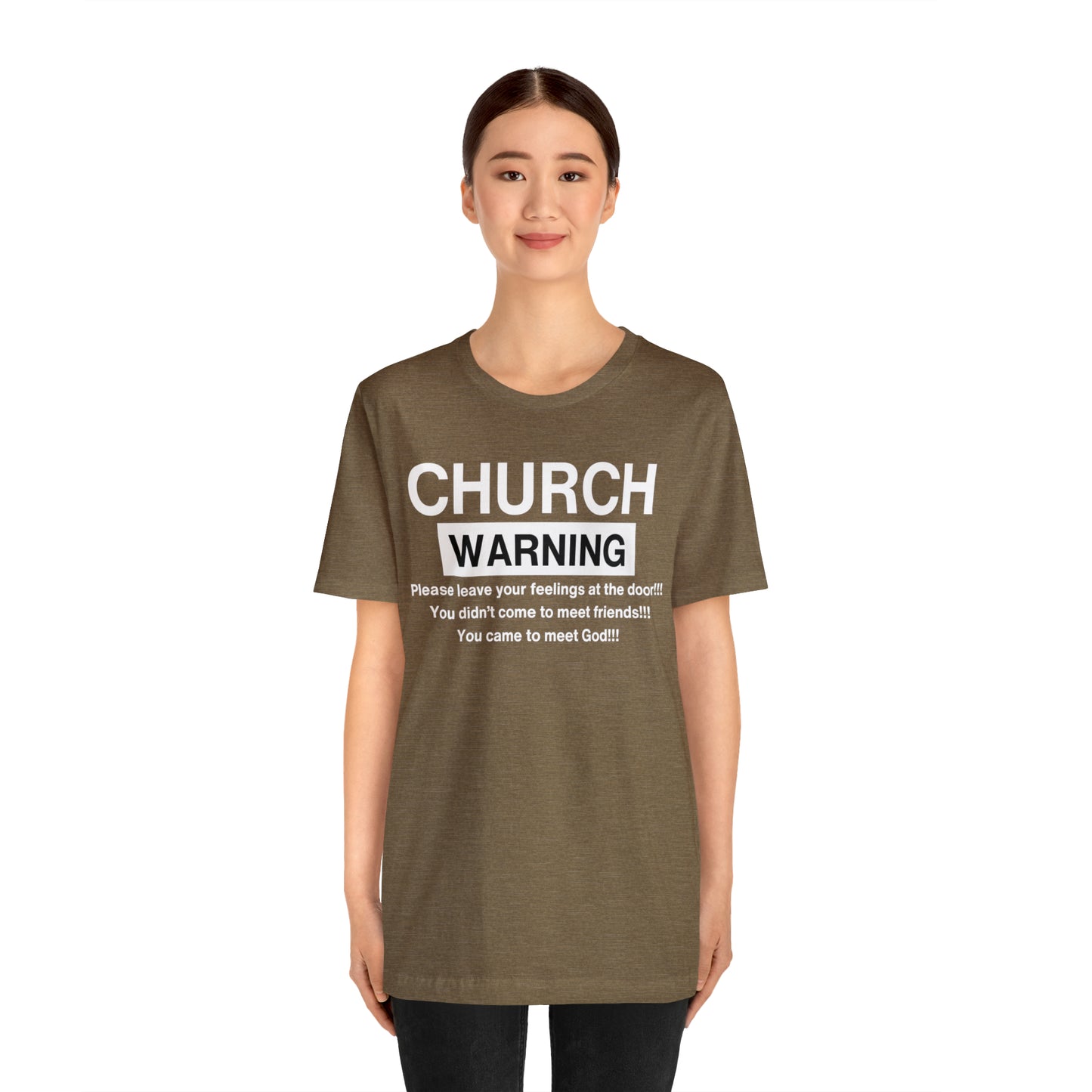 Church Warning One God The Brand T-Shirt