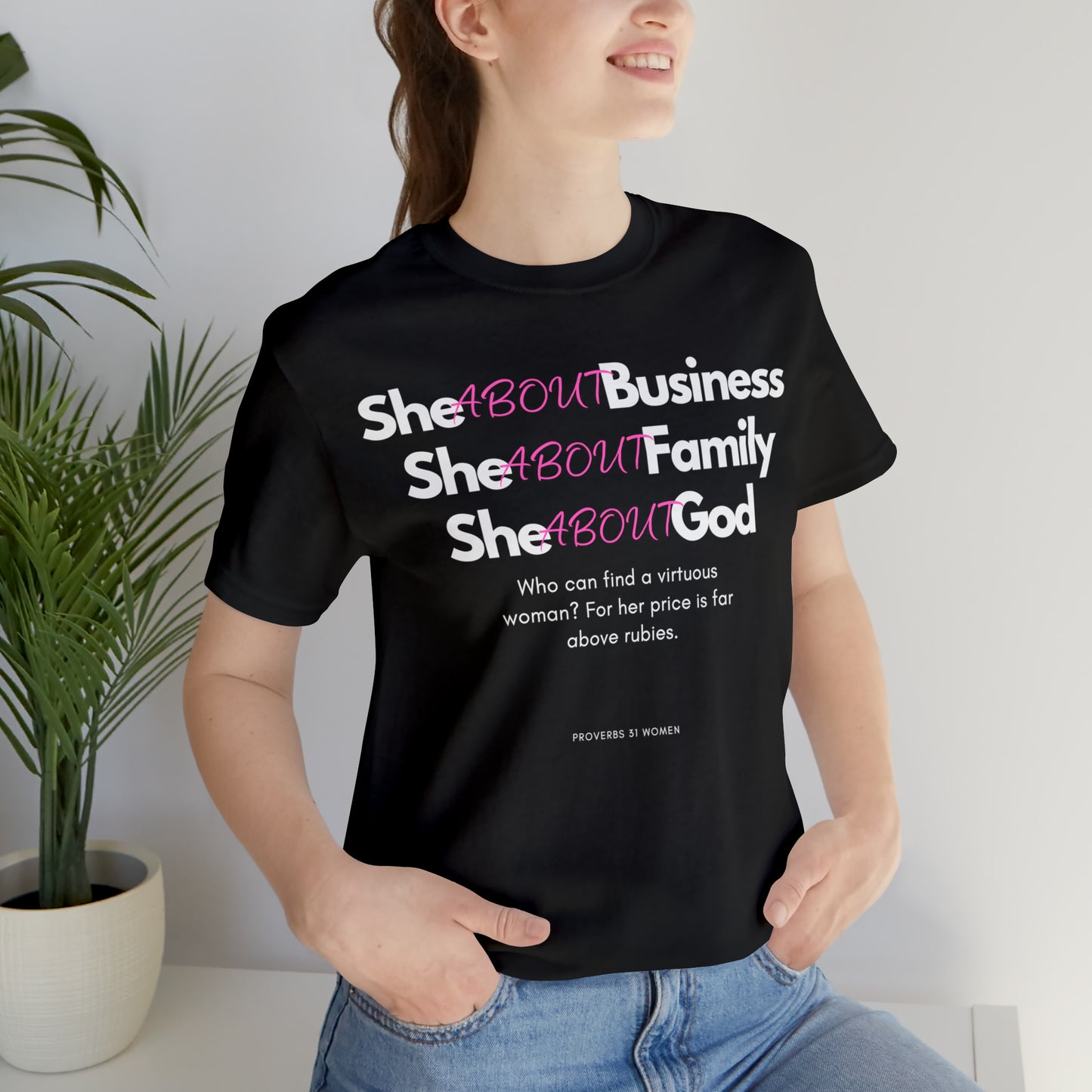 She about business One God The Brand T-Shirt