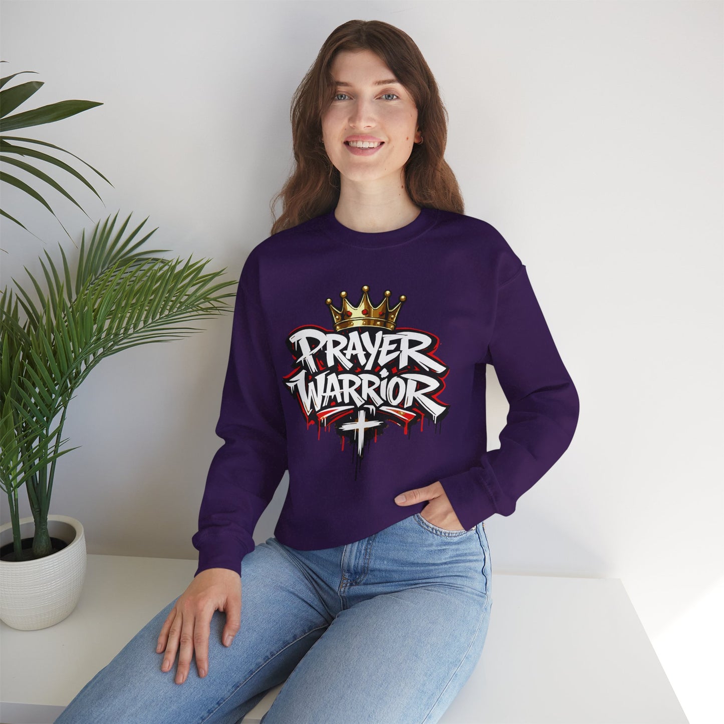 Prayer Warrior One God the Brand Sweatshirt