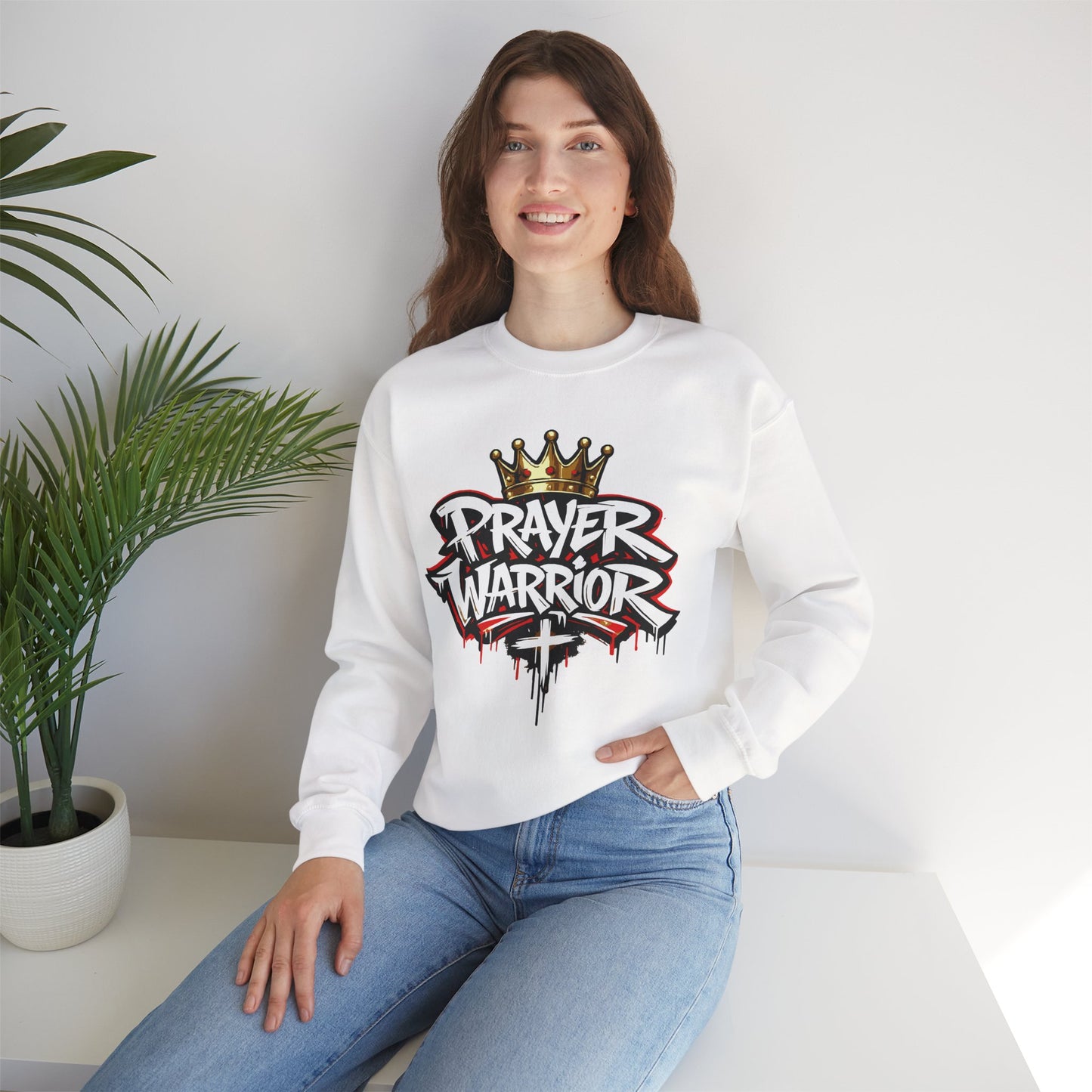 Prayer Warrior One God the Brand Sweatshirt