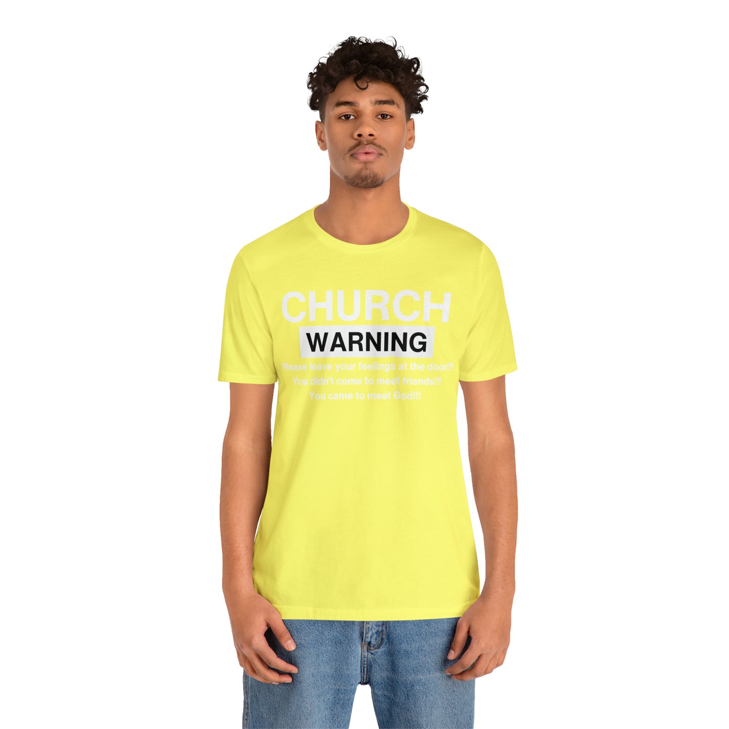 Church Warning One God The Brand T-Shirt