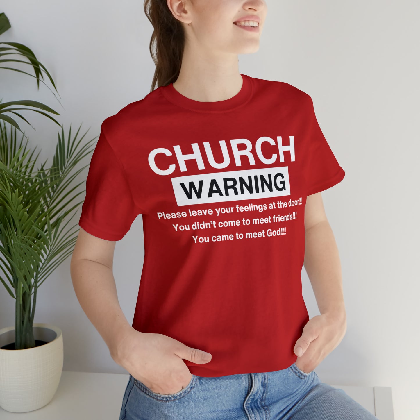 Church Warning One God The Brand T-Shirt