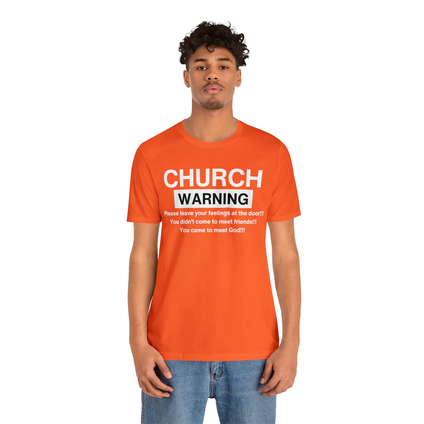 Church Warning One God The Brand T-Shirt