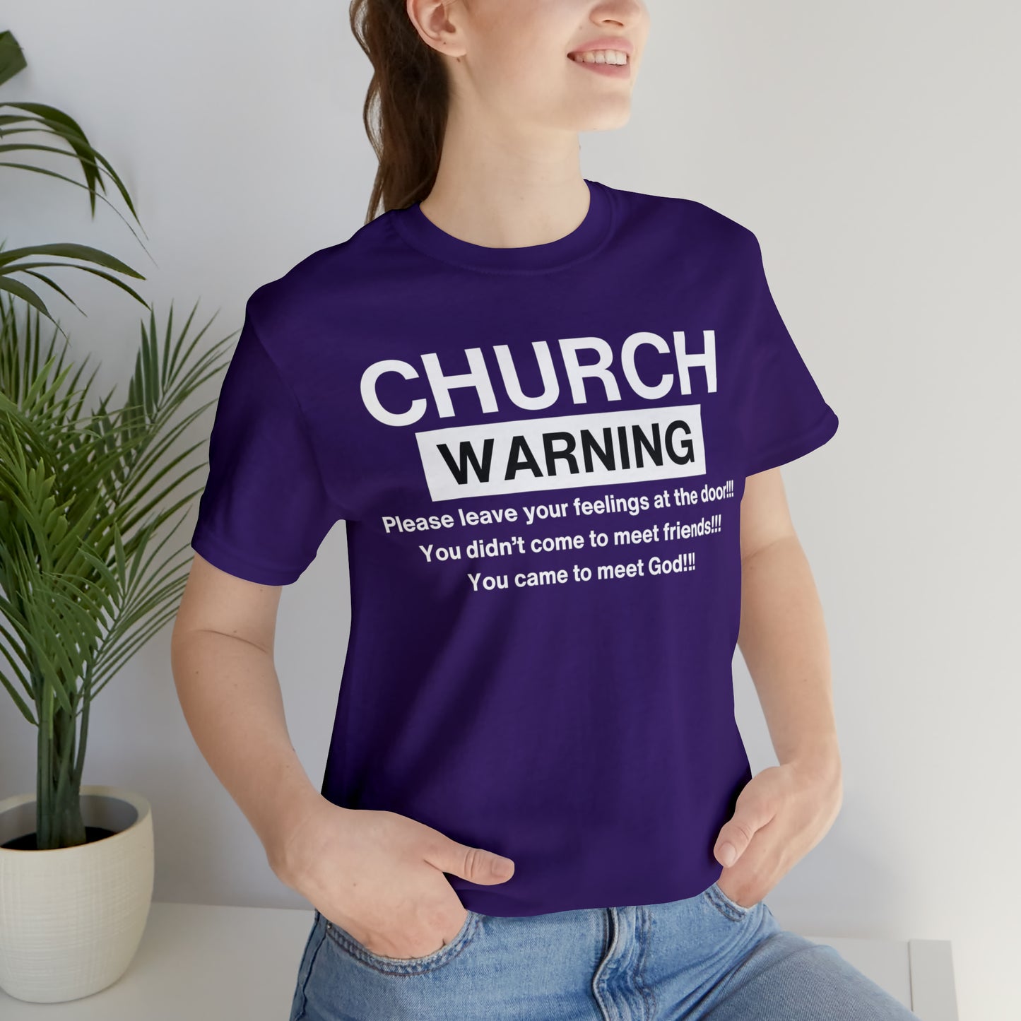 Church Warning One God The Brand T-Shirt