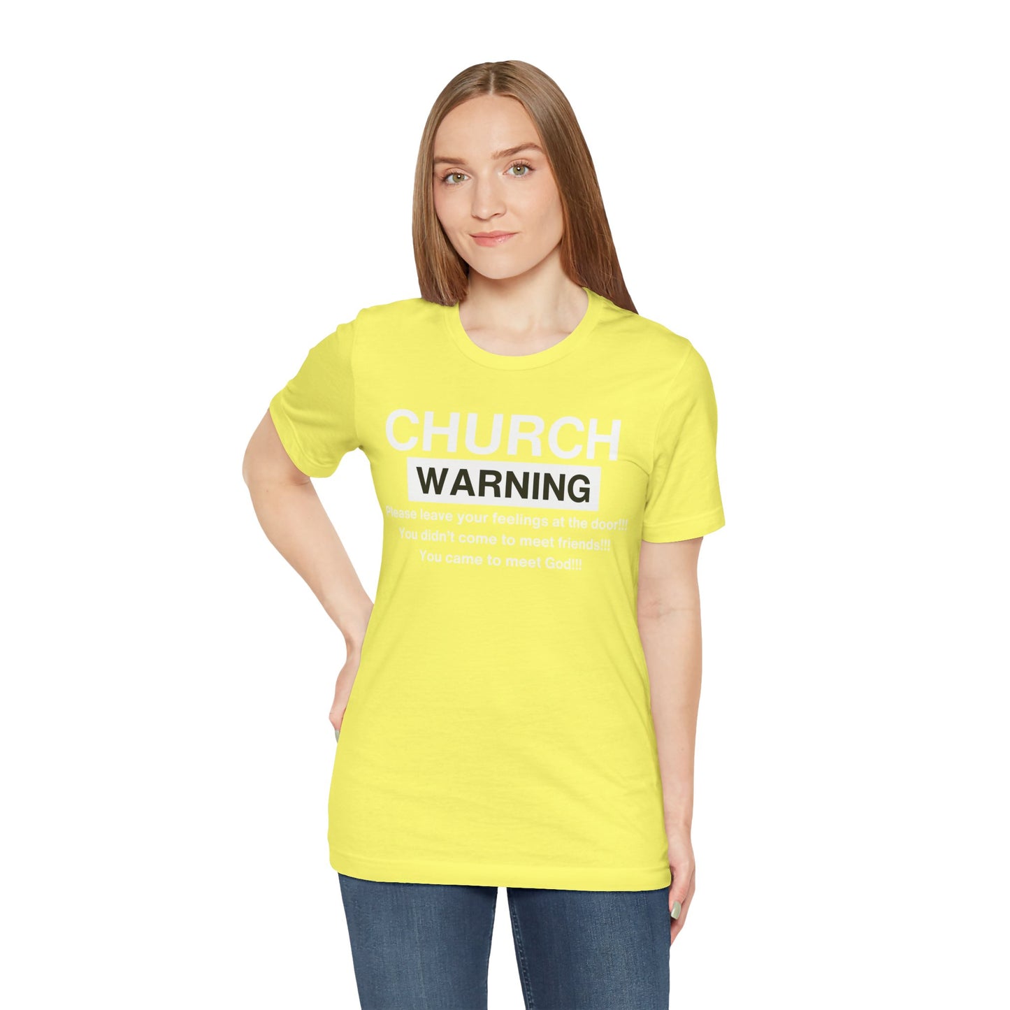 Church Warning One God The Brand T-Shirt