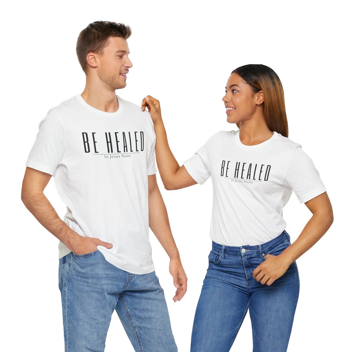 Be Healed (White) One God The Brand T-Shirt