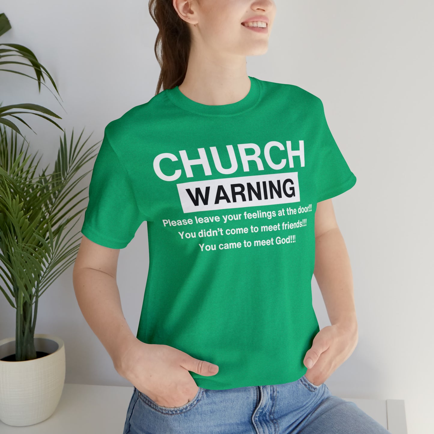 Church Warning One God The Brand T-Shirt