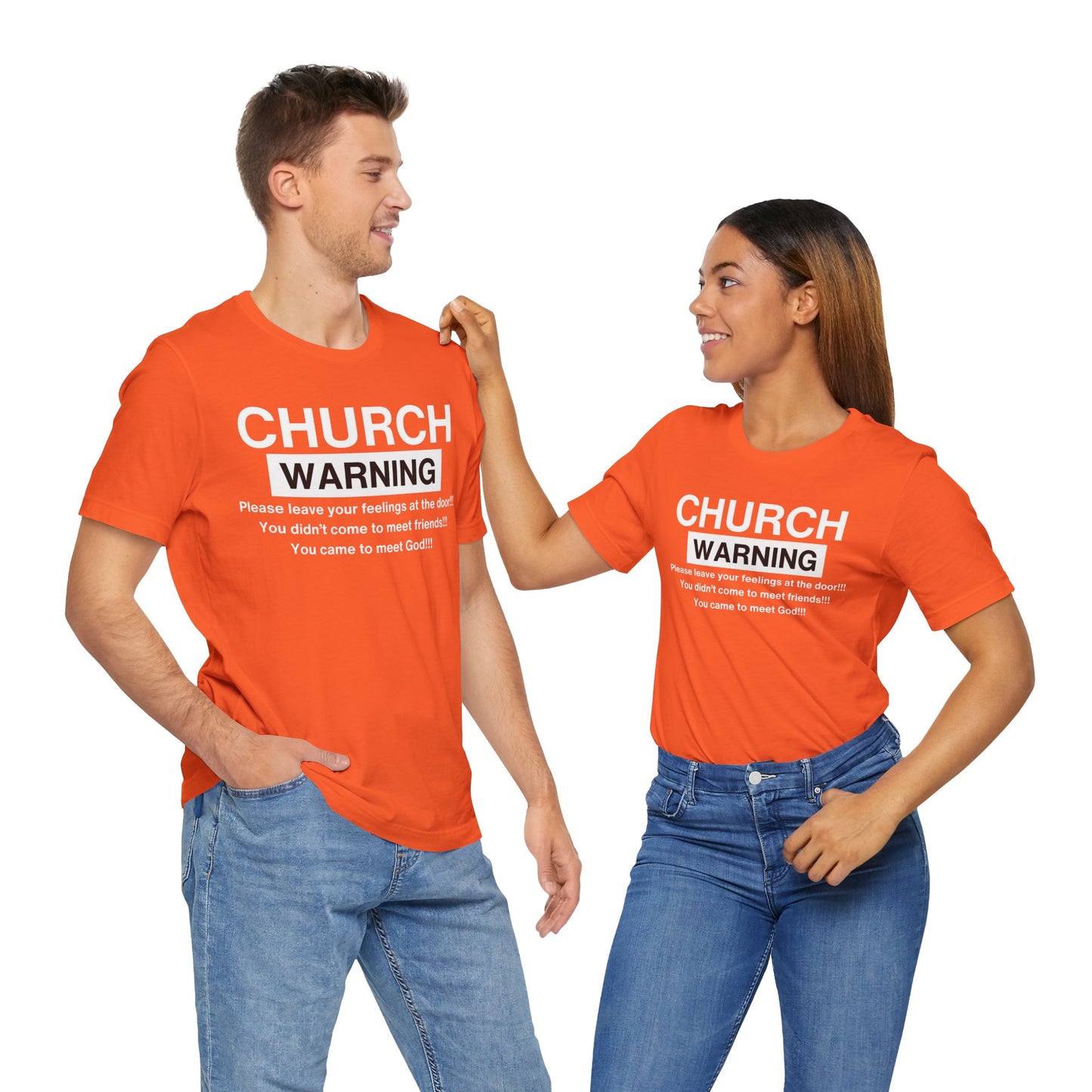 Church Warning One God The Brand T-Shirt