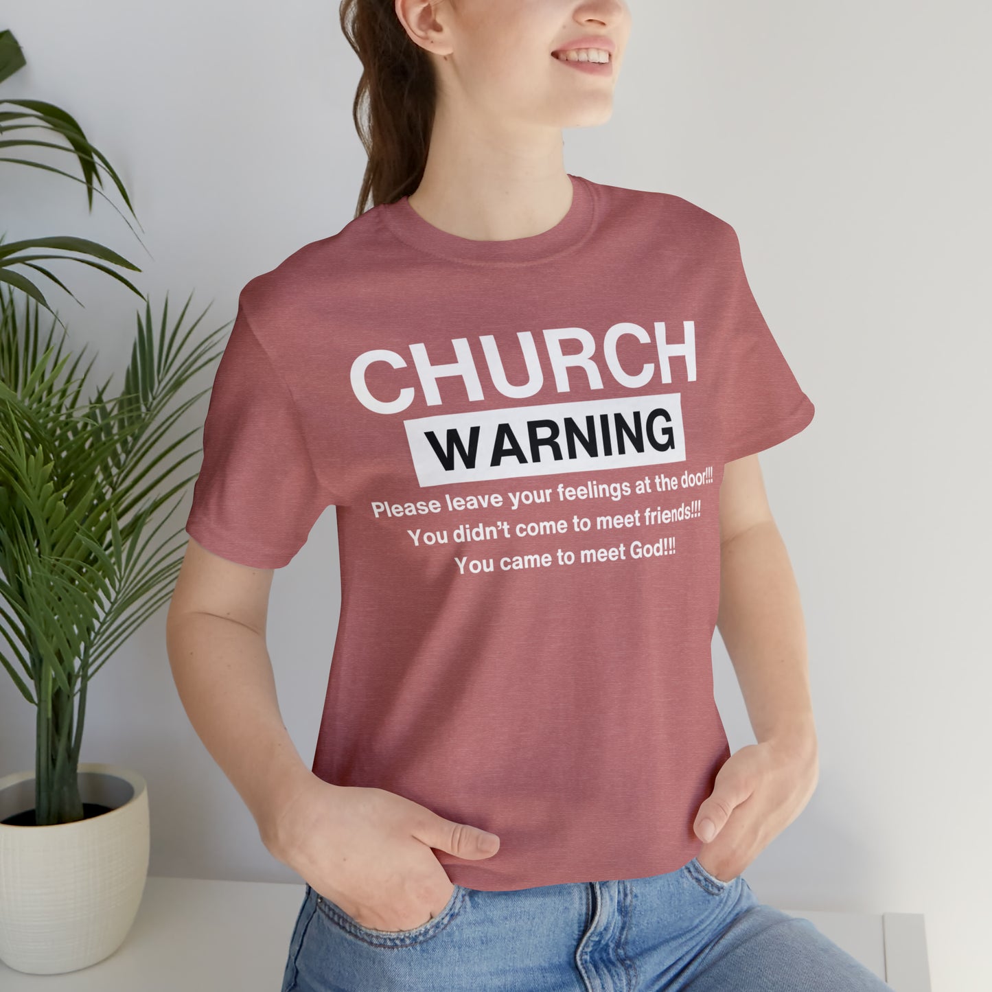 Church Warning One God The Brand T-Shirt