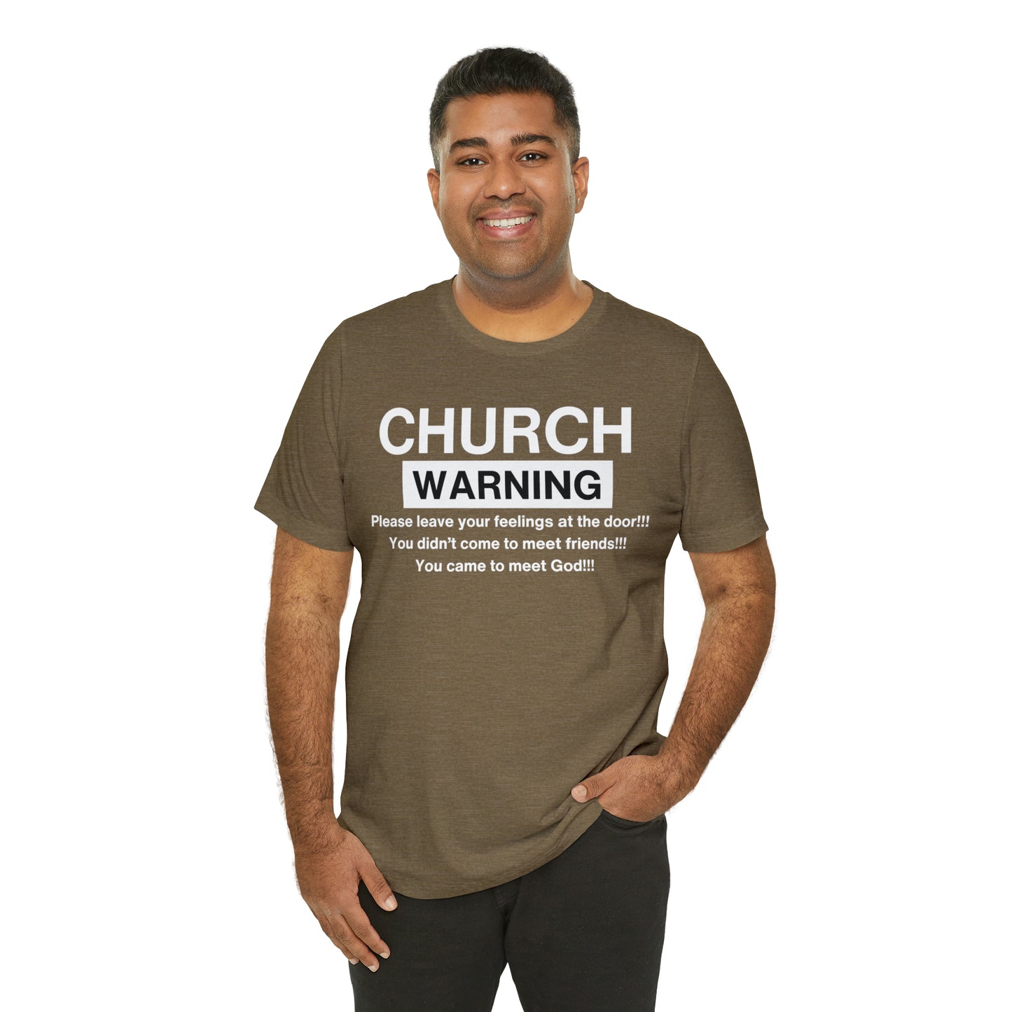 Church Warning One God The Brand T-Shirt