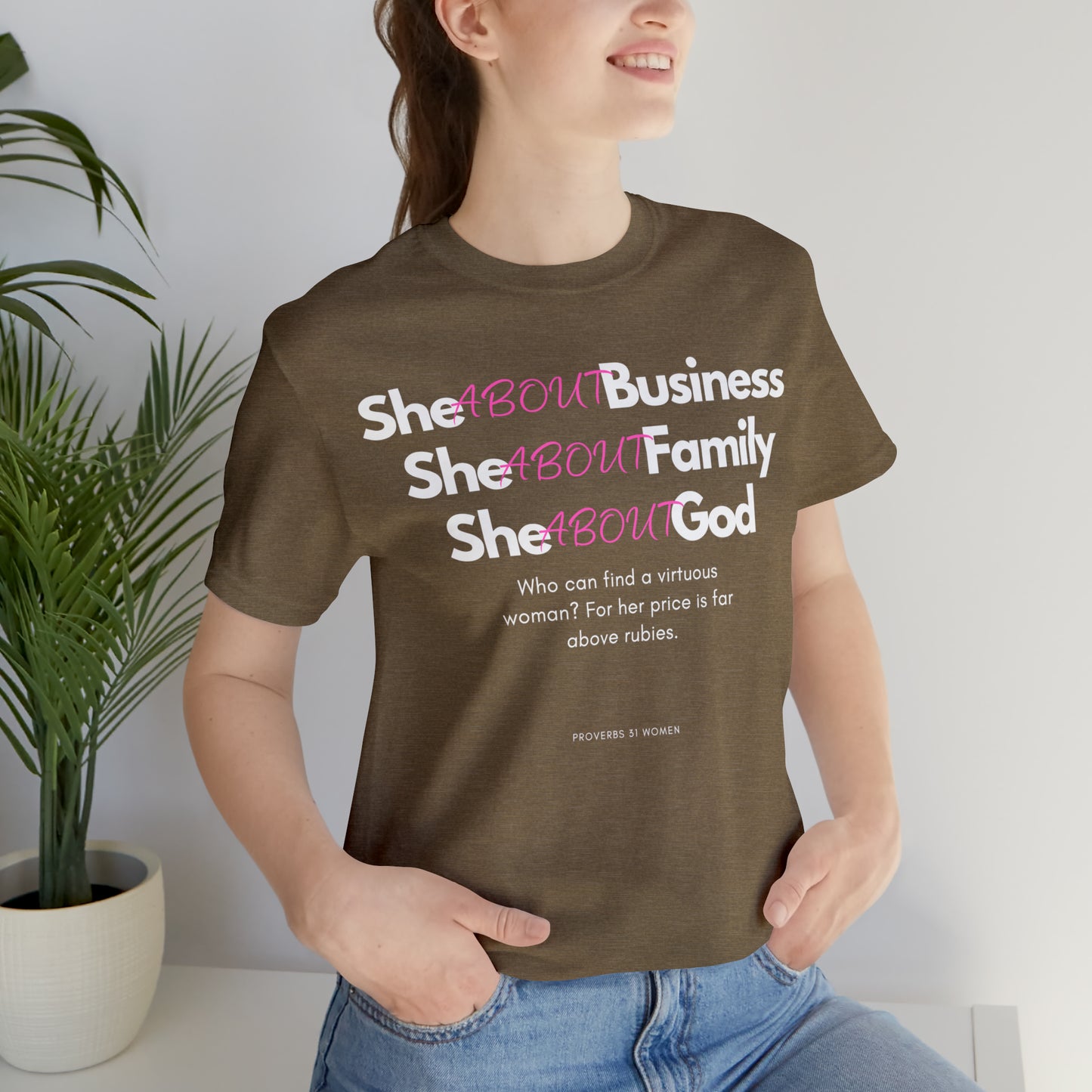 She about business One God The Brand T-Shirt