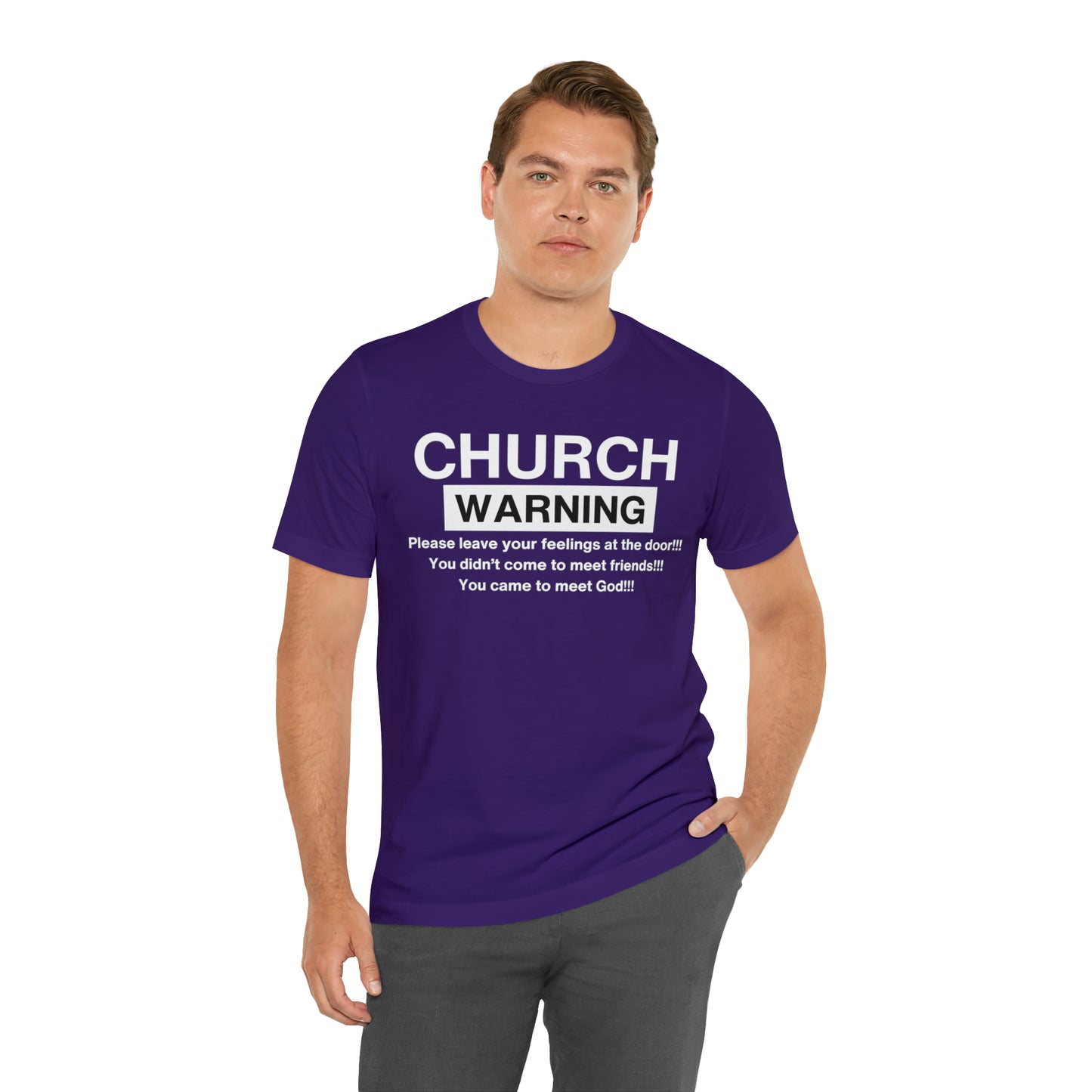 Church Warning One God The Brand T-Shirt