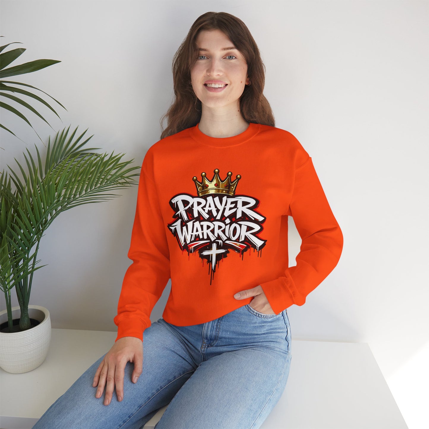 Prayer Warrior One God the Brand Sweatshirt