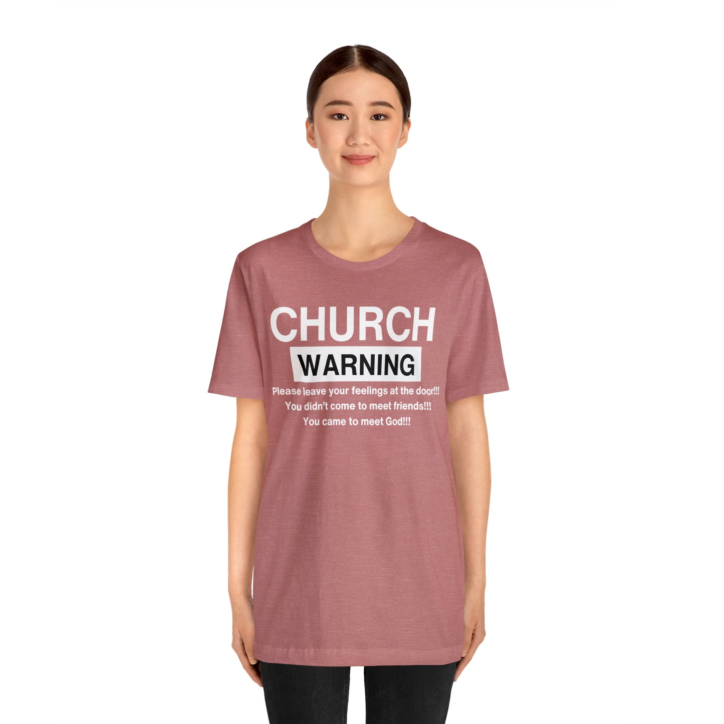 Church Warning One God The Brand T-Shirt