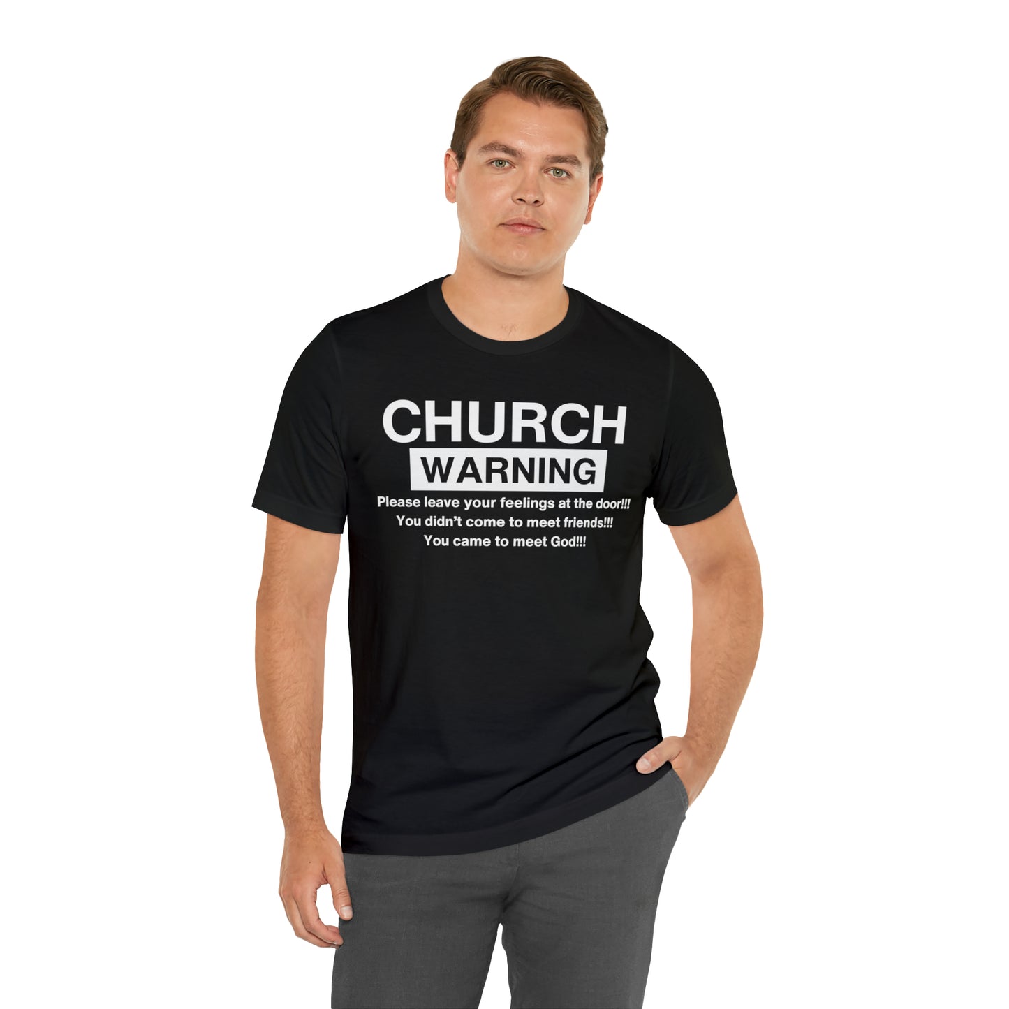 Church Warning One God The Brand T-Shirt