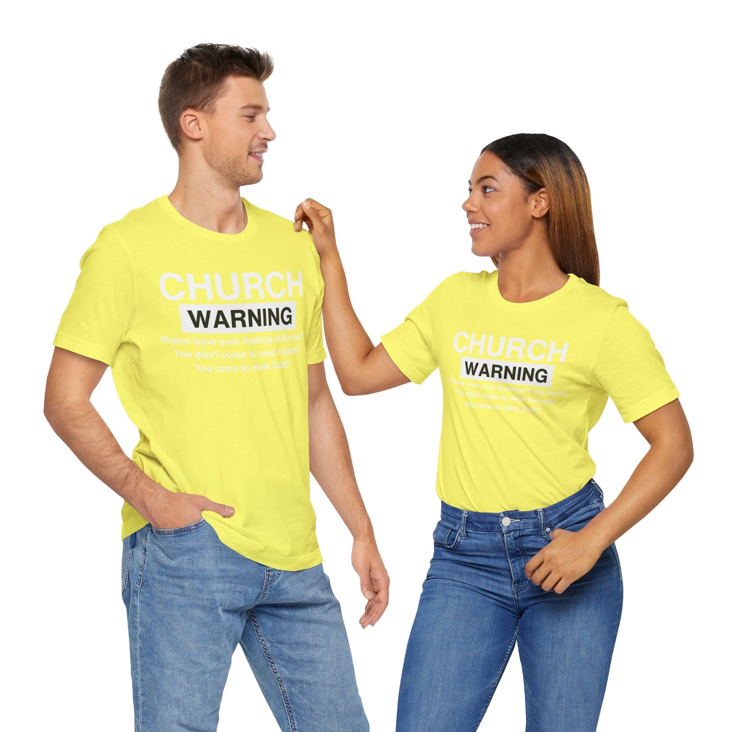 Church Warning One God The Brand T-Shirt