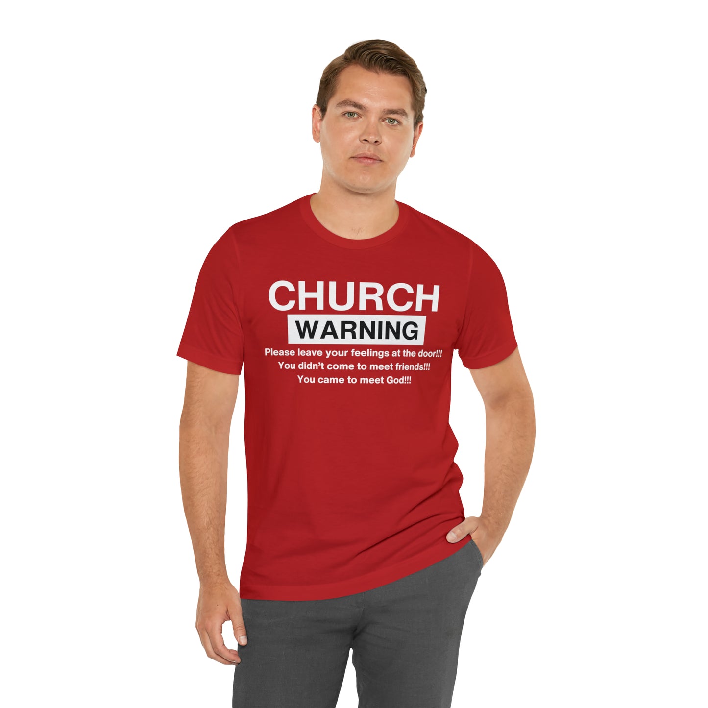 Church Warning One God The Brand T-Shirt