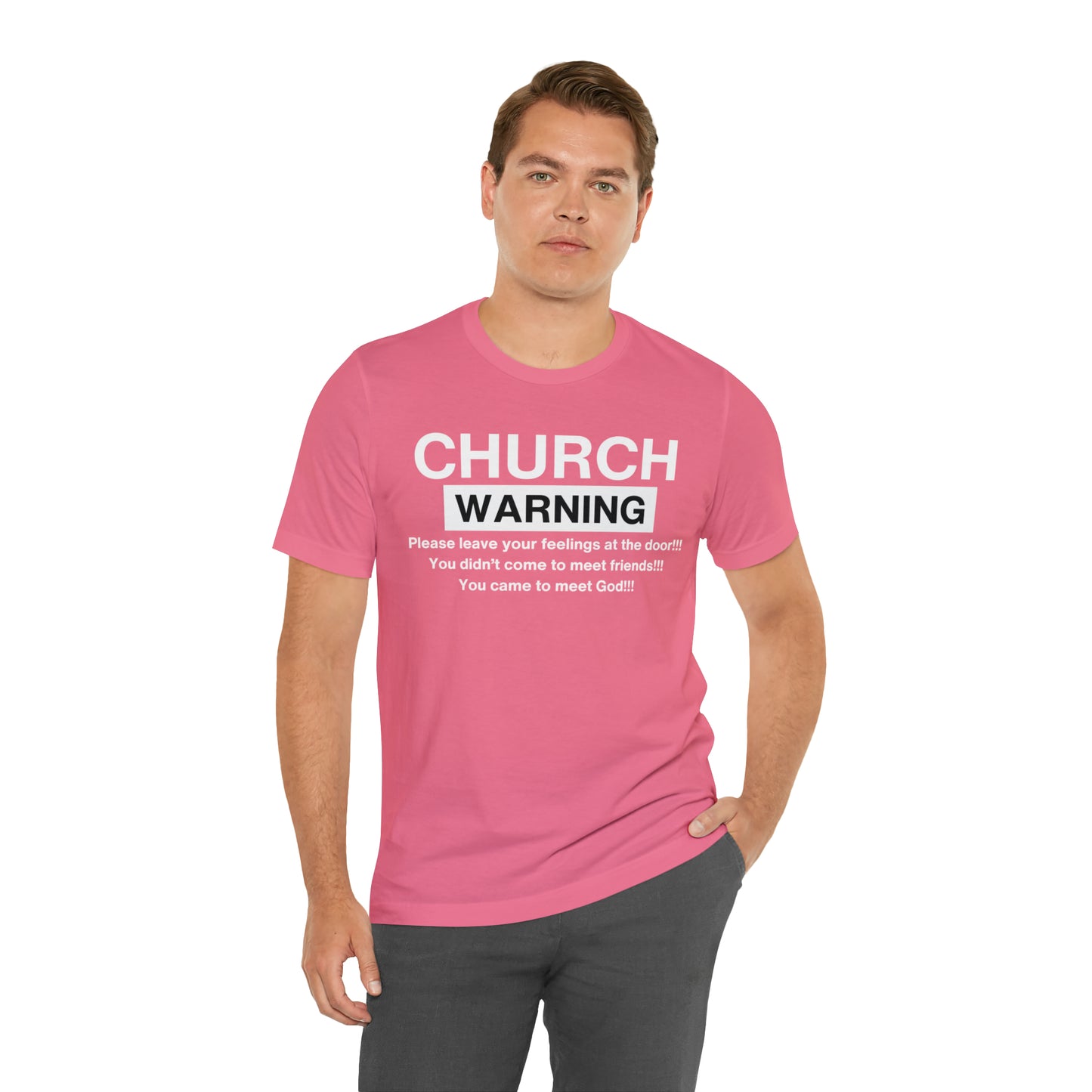 Church Warning One God The Brand T-Shirt