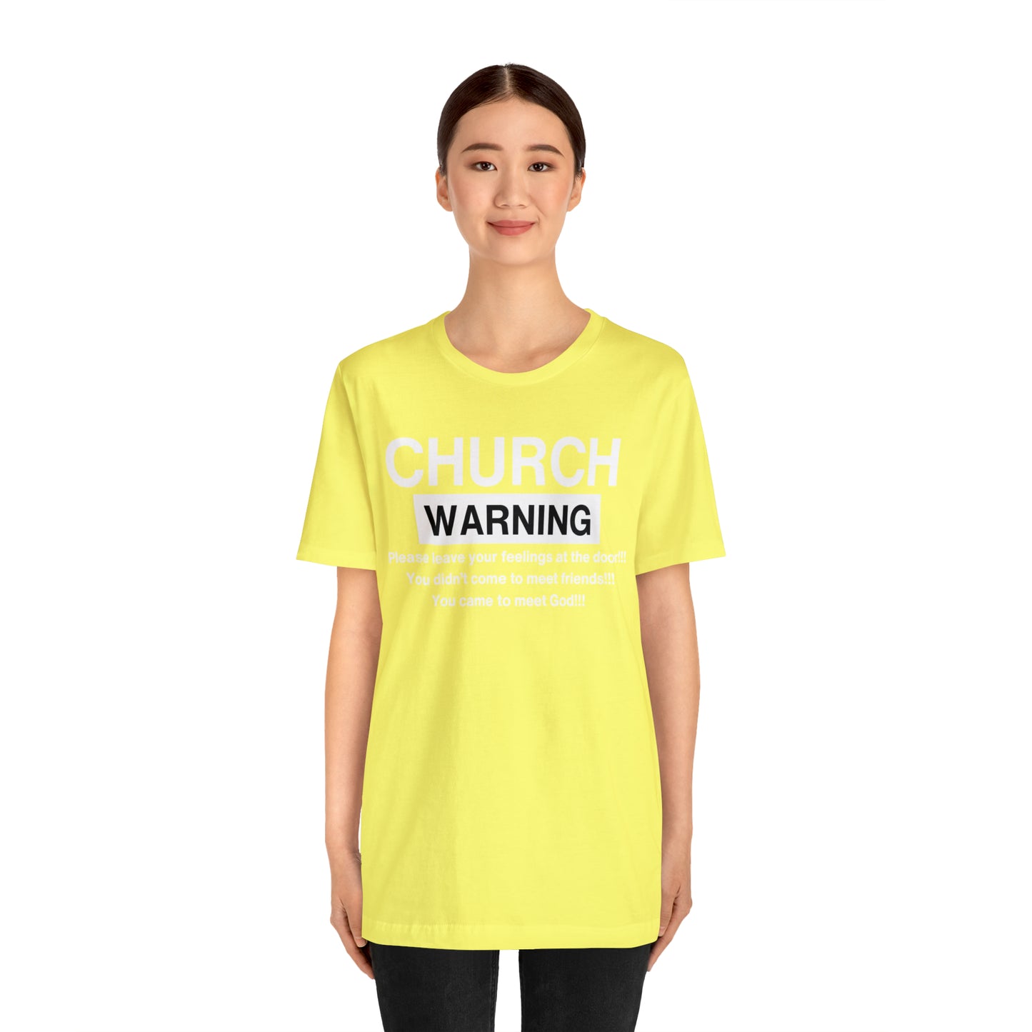 Church Warning One God The Brand T-Shirt