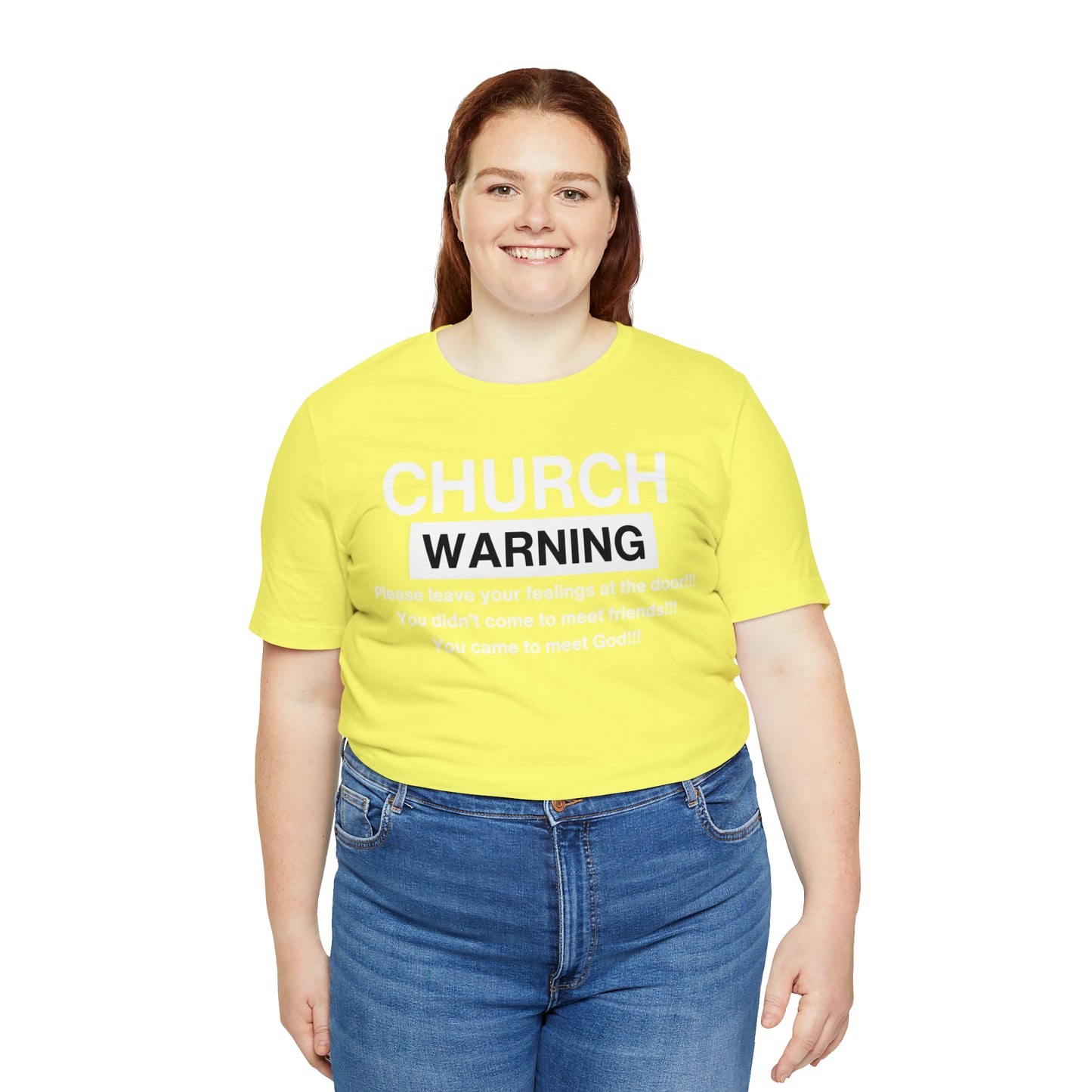 Church Warning One God The Brand T-Shirt