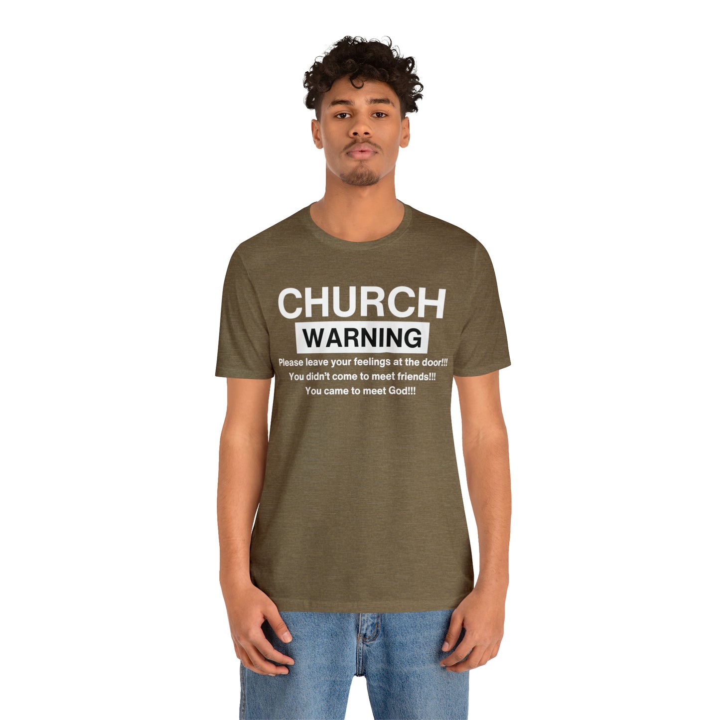 Church Warning One God The Brand T-Shirt