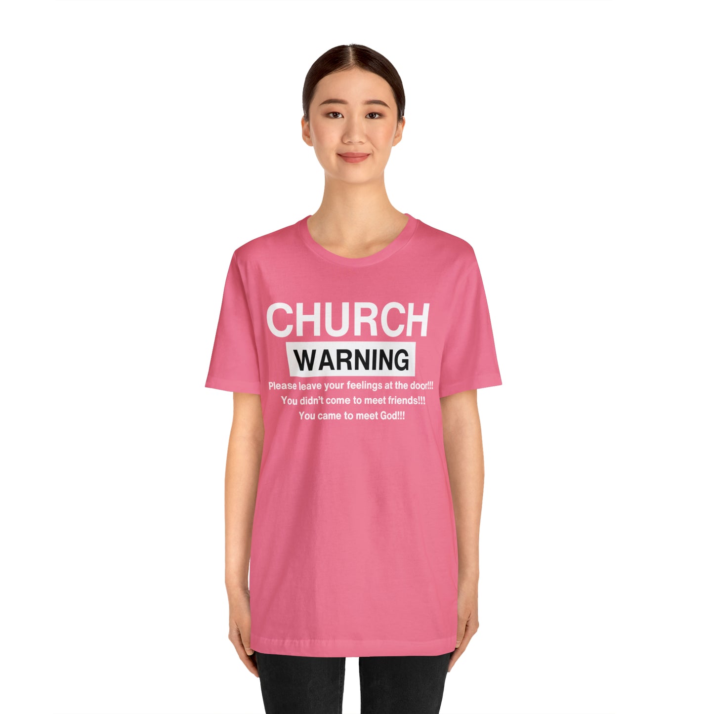 Church Warning One God The Brand T-Shirt