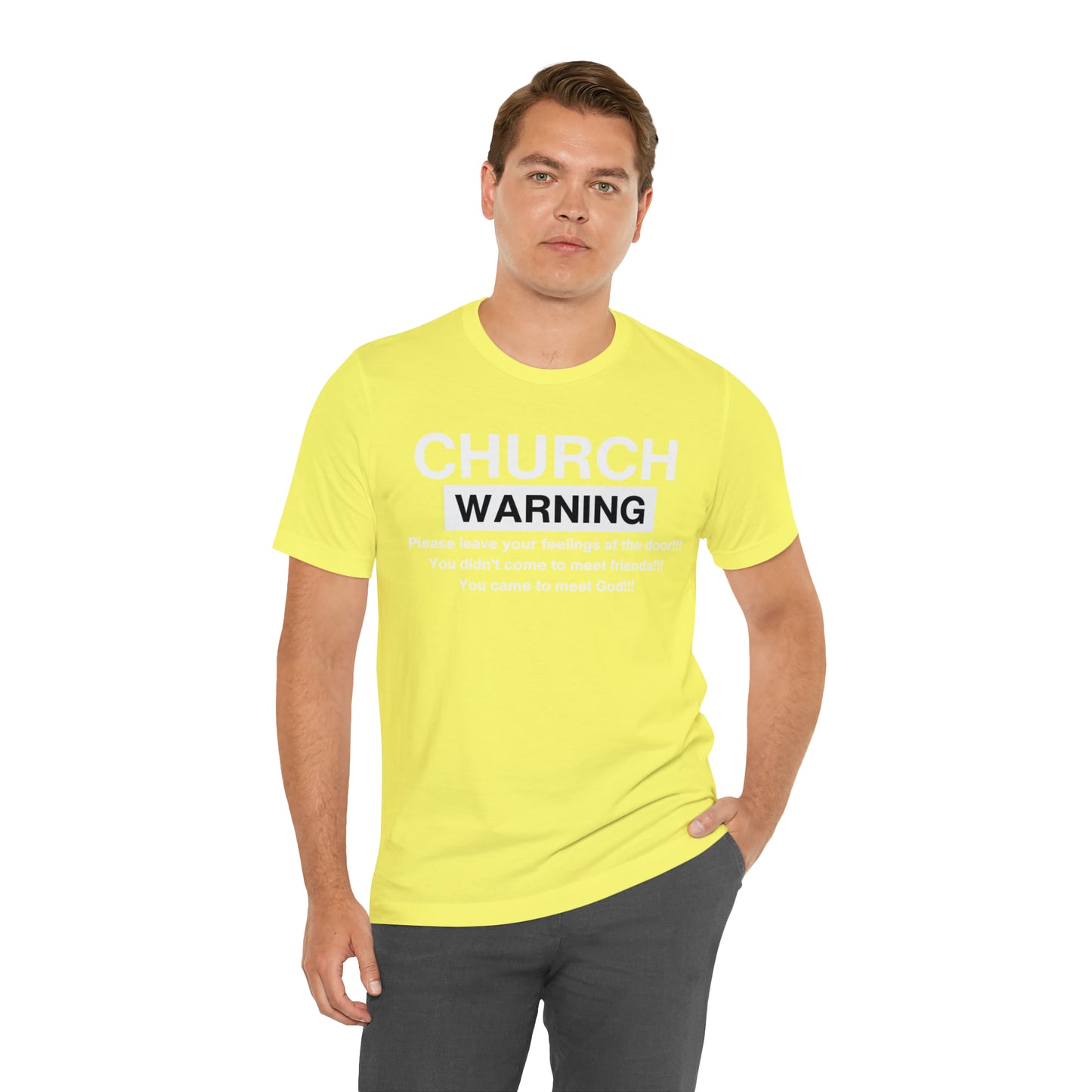 Church Warning One God The Brand T-Shirt