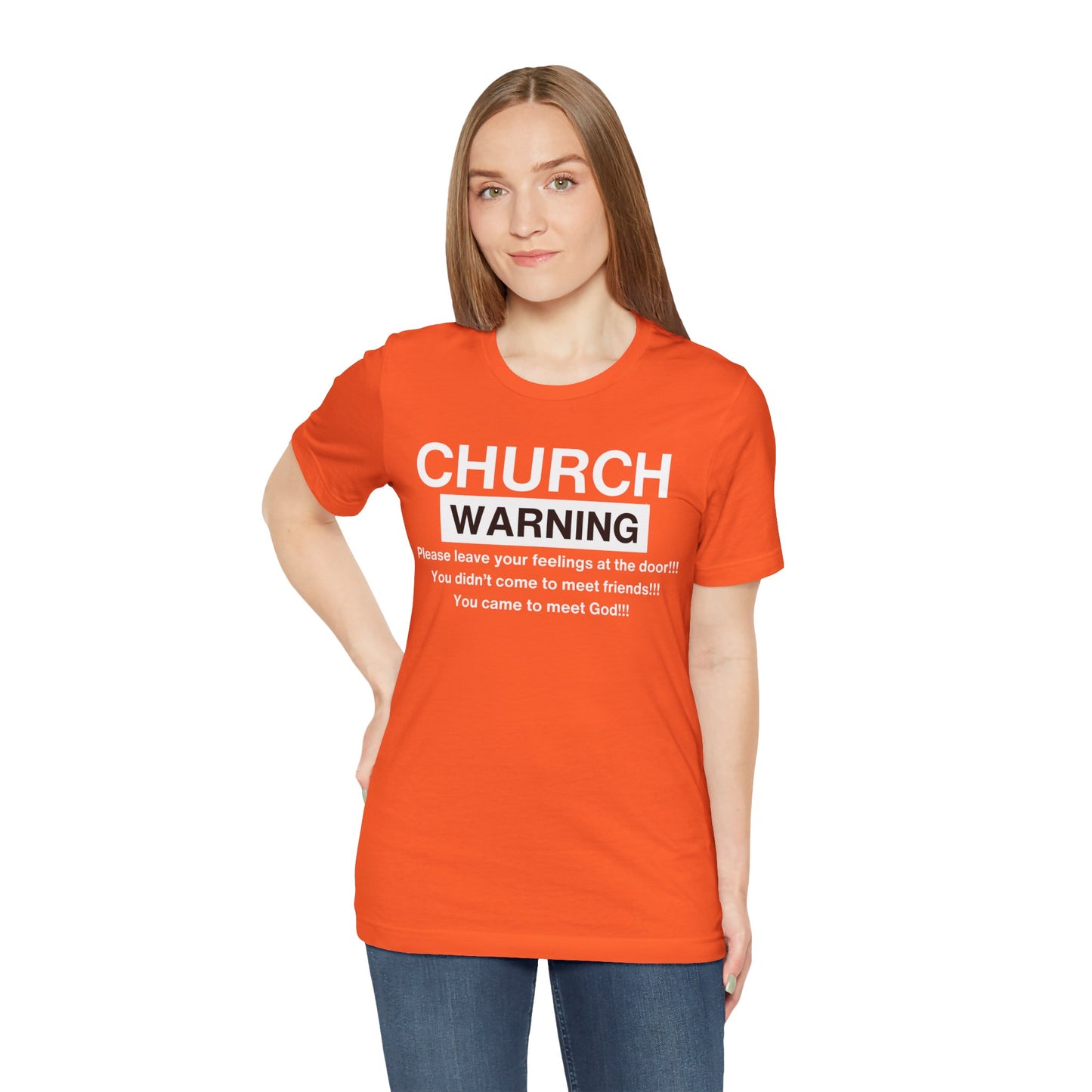 Church Warning One God The Brand T-Shirt