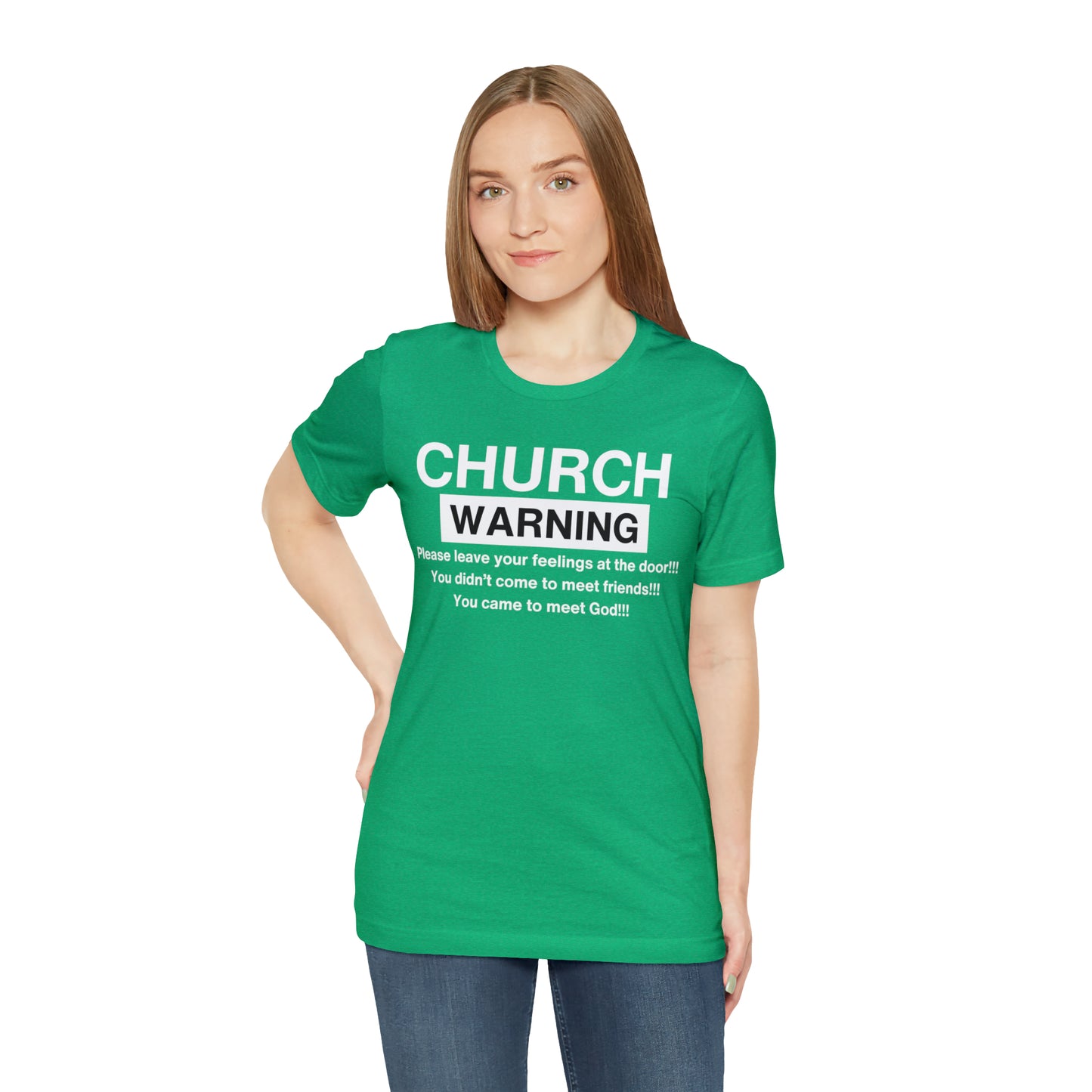 Church Warning One God The Brand T-Shirt