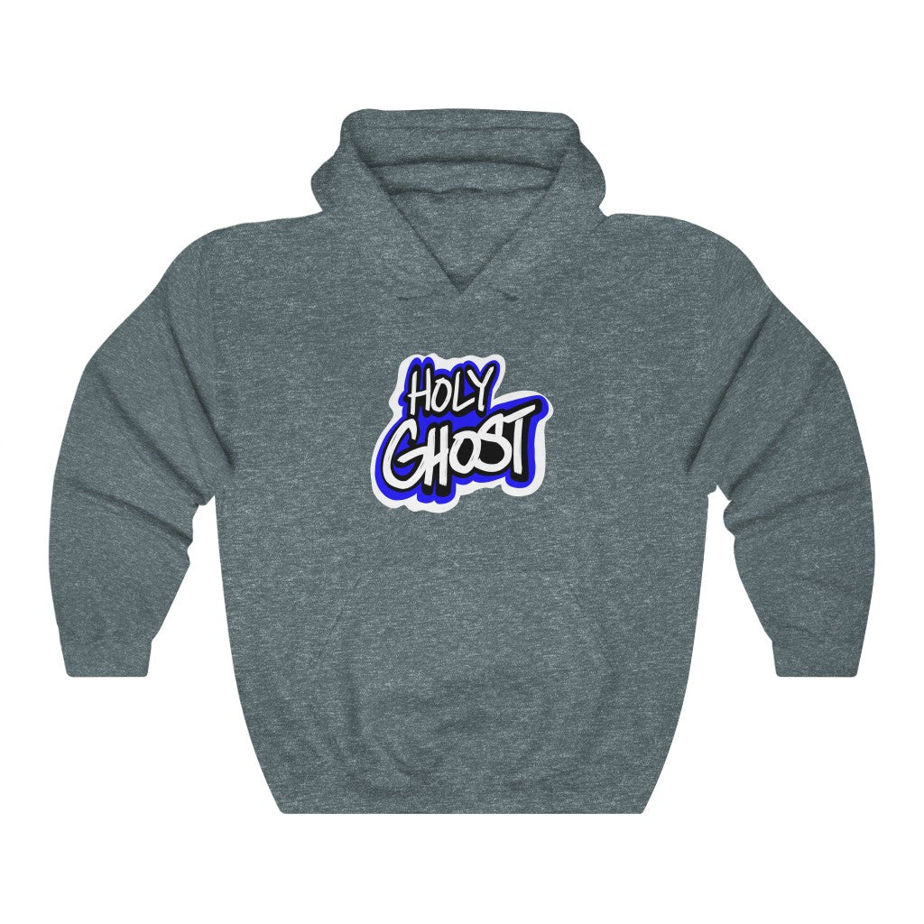 Holy Ghost Blue Logo One God Hoodie