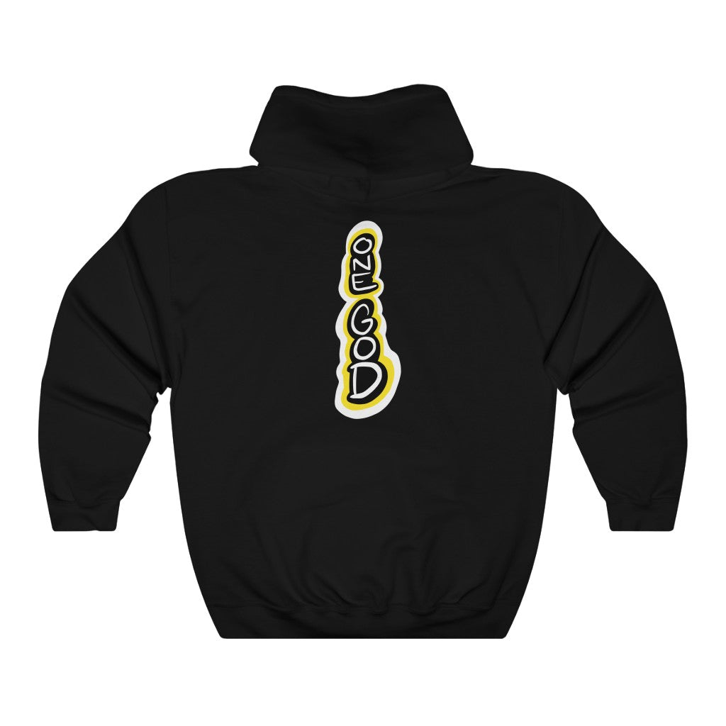 Holy Ghost Yellow Logo One God Hoodie