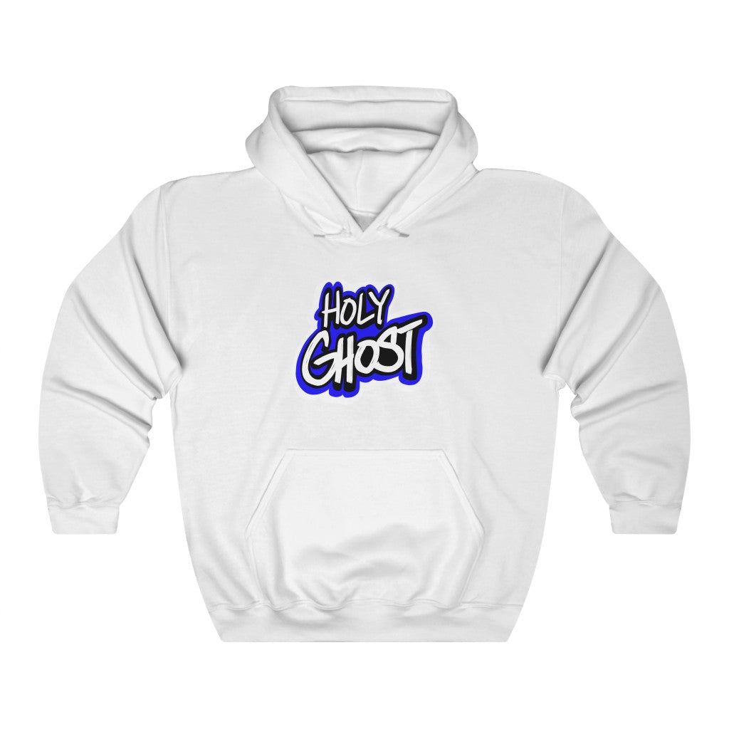 Holy Ghost Blue Logo One God Hoodie