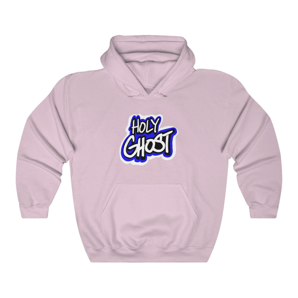 Holy Ghost Blue Logo One God Hoodie