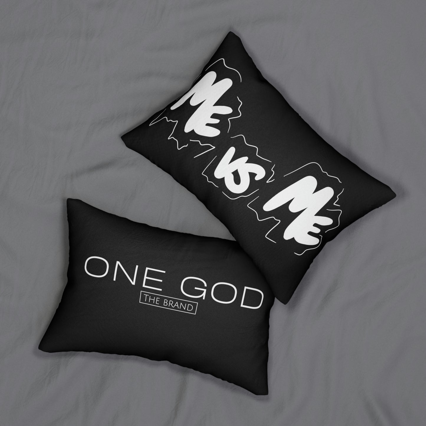 Me VS Me One God the Brand Lumbar Pillow